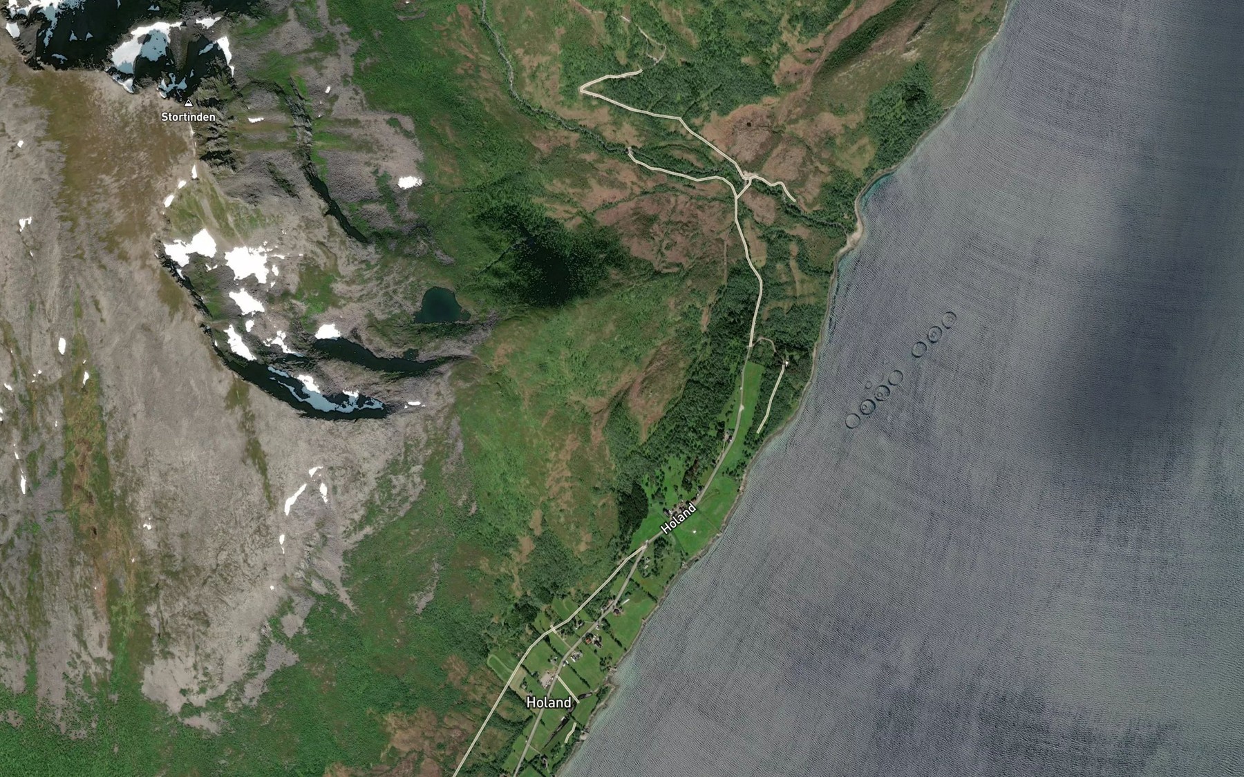 Satellite map of the Armolsbekken
