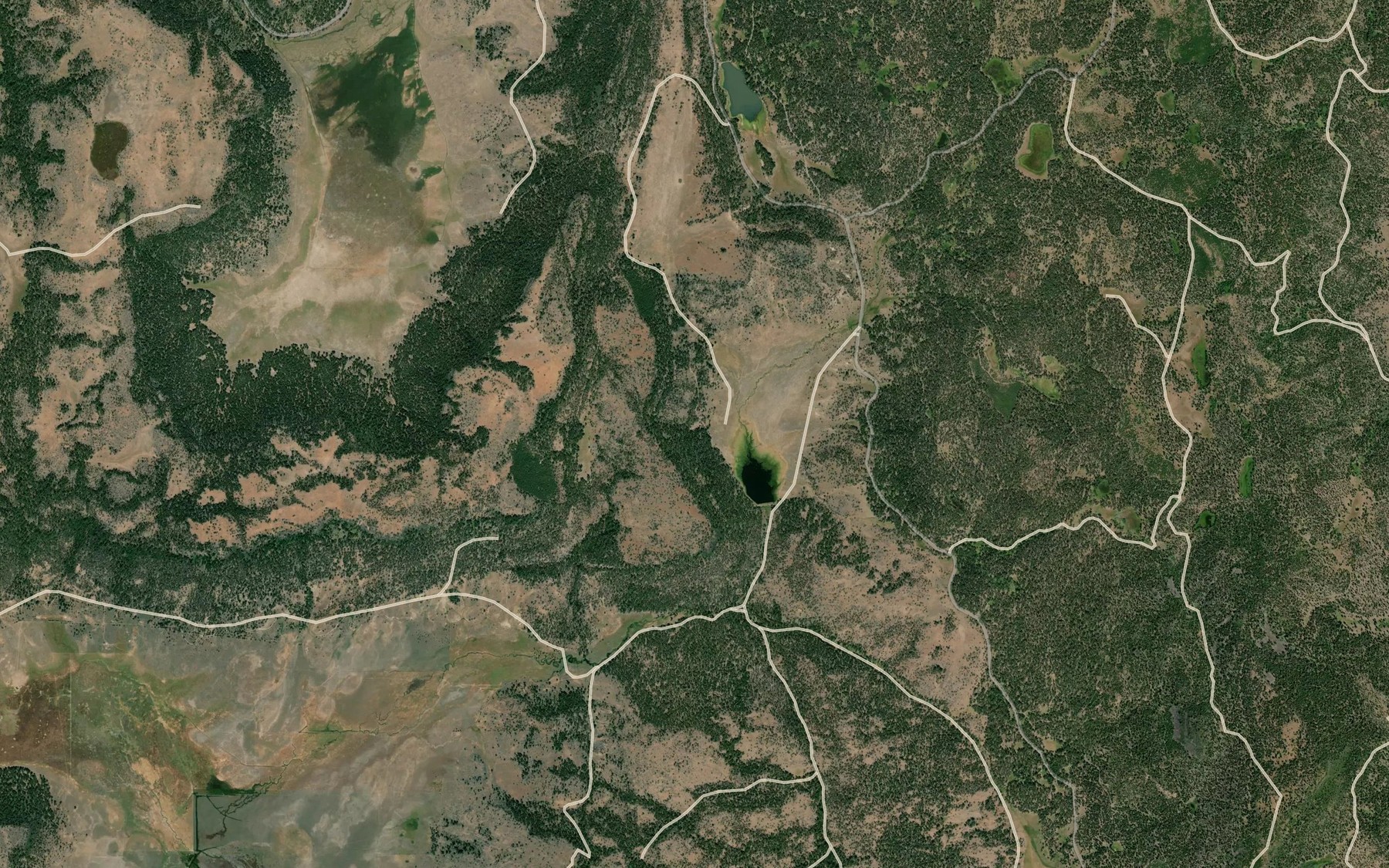 Satellite map of the Arkansas Spring