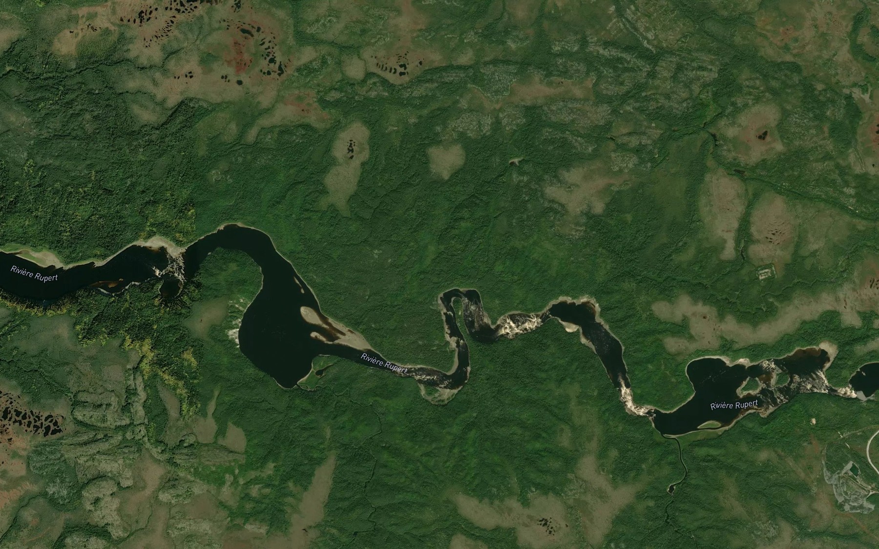 Satellite map of the Coude Kachiwepayich Nipi