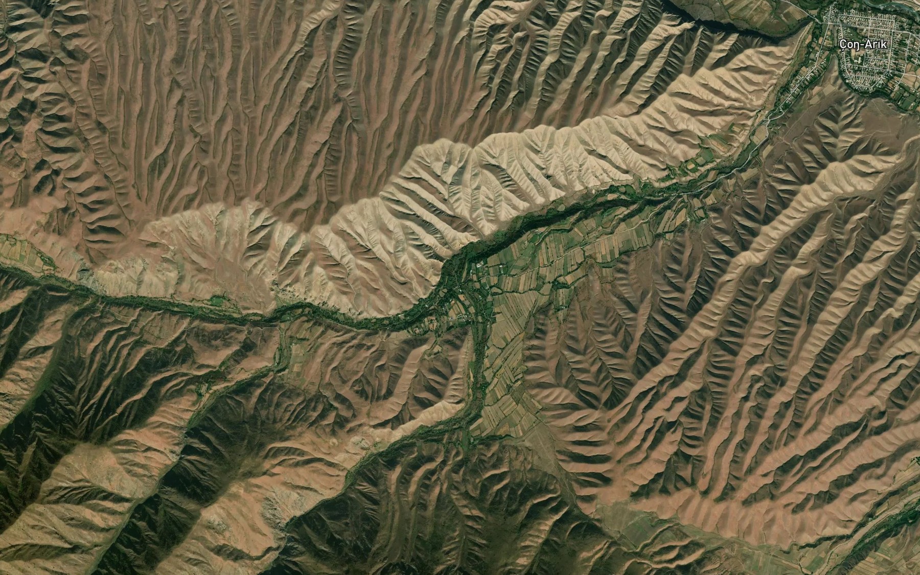 Satellite map of the Karangytakay