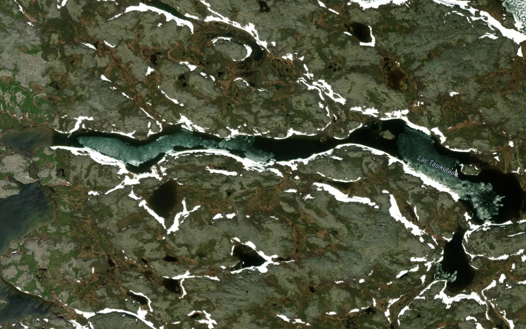 Satellite map of the Lac Tasikutaaq