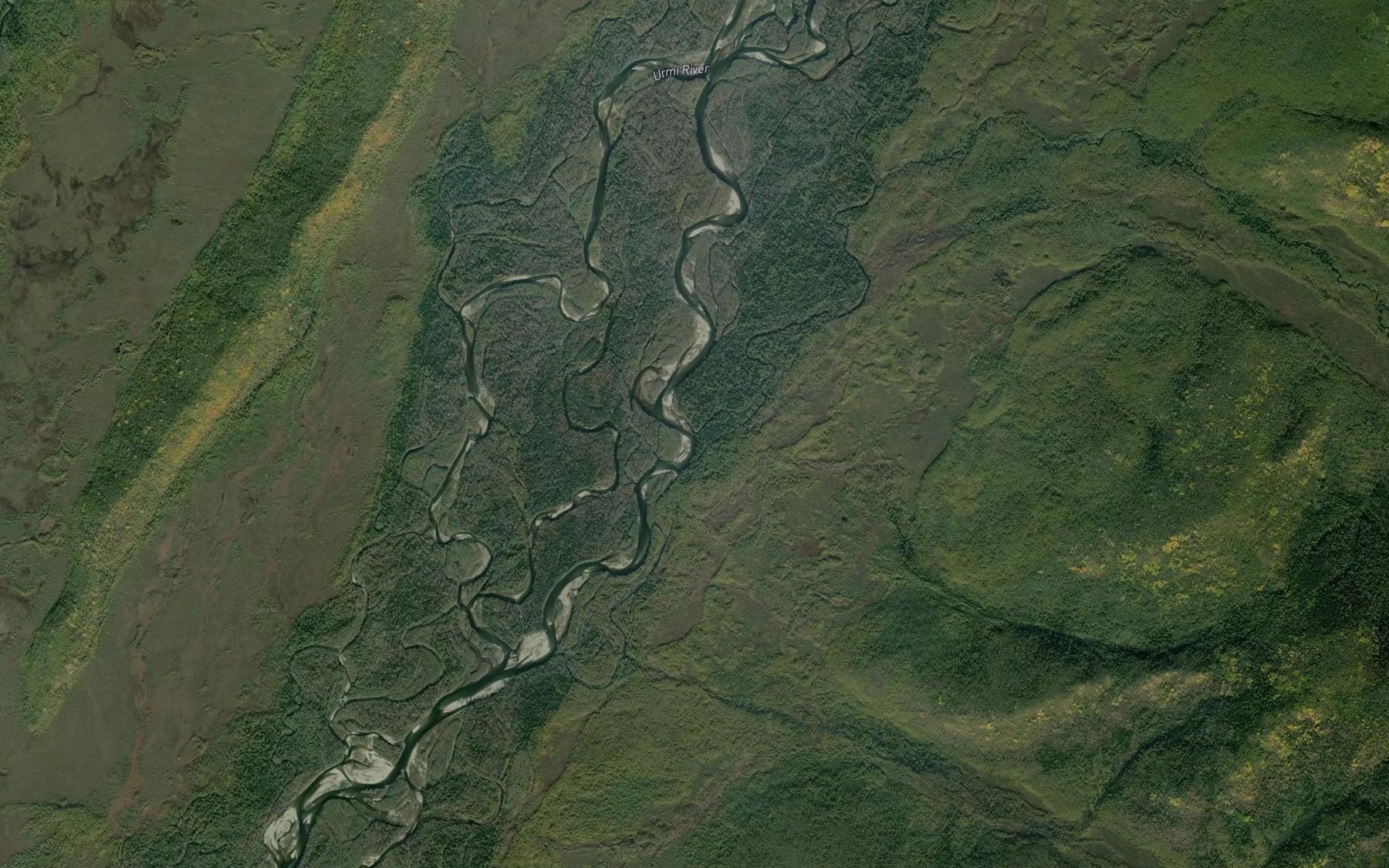 Satellite map of the Talarge