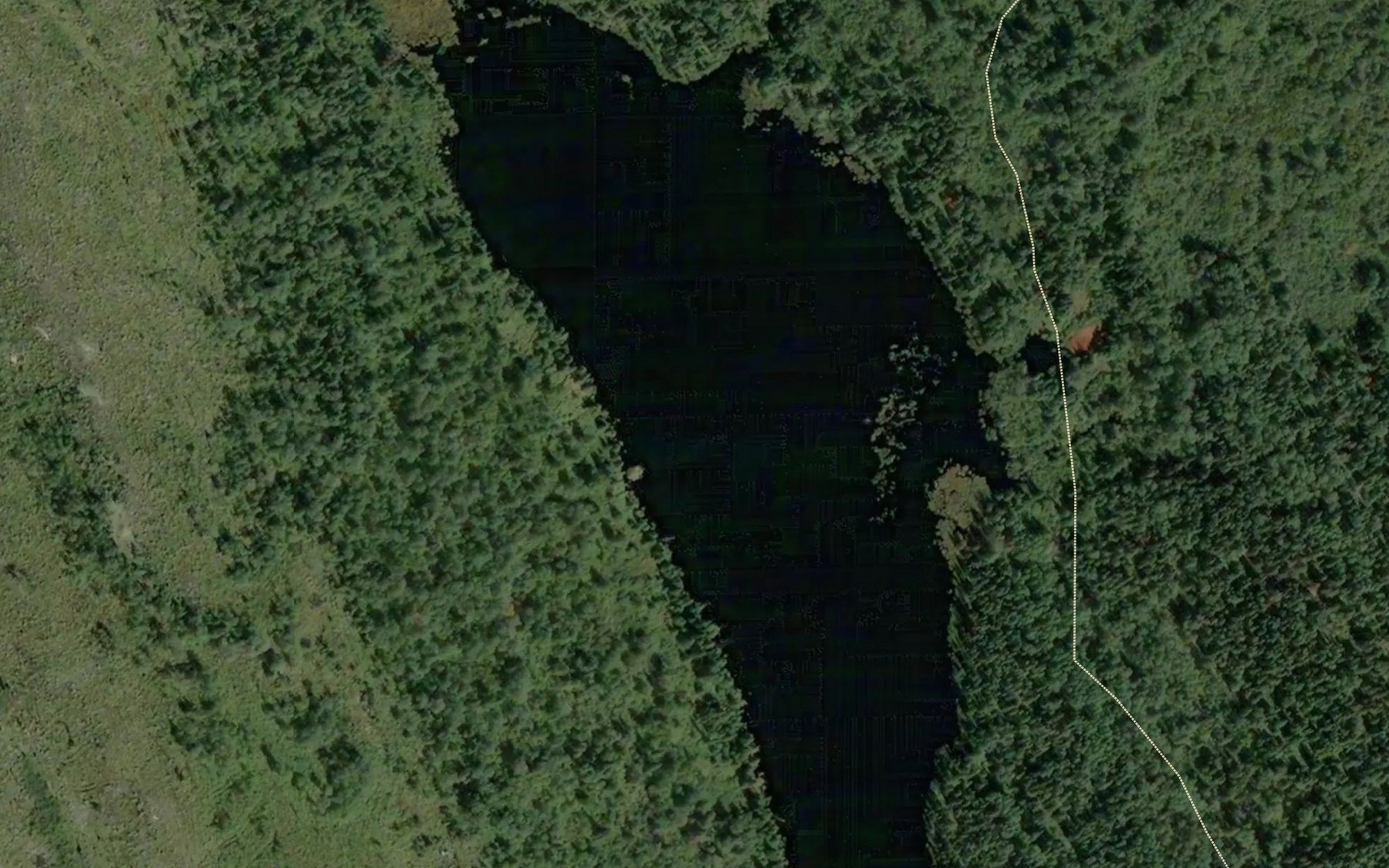 Satellite map of the Troisieme lac des Conscrits