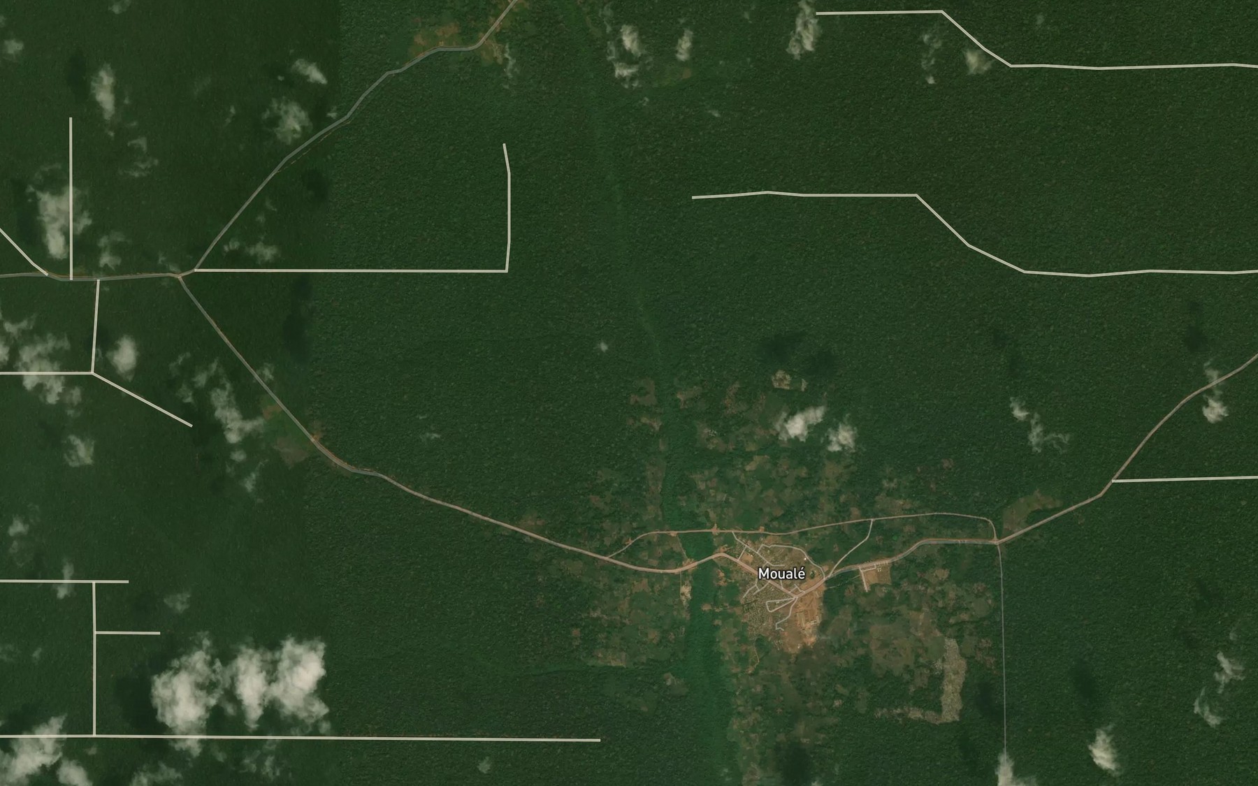 Satellite map of the Mandjongo