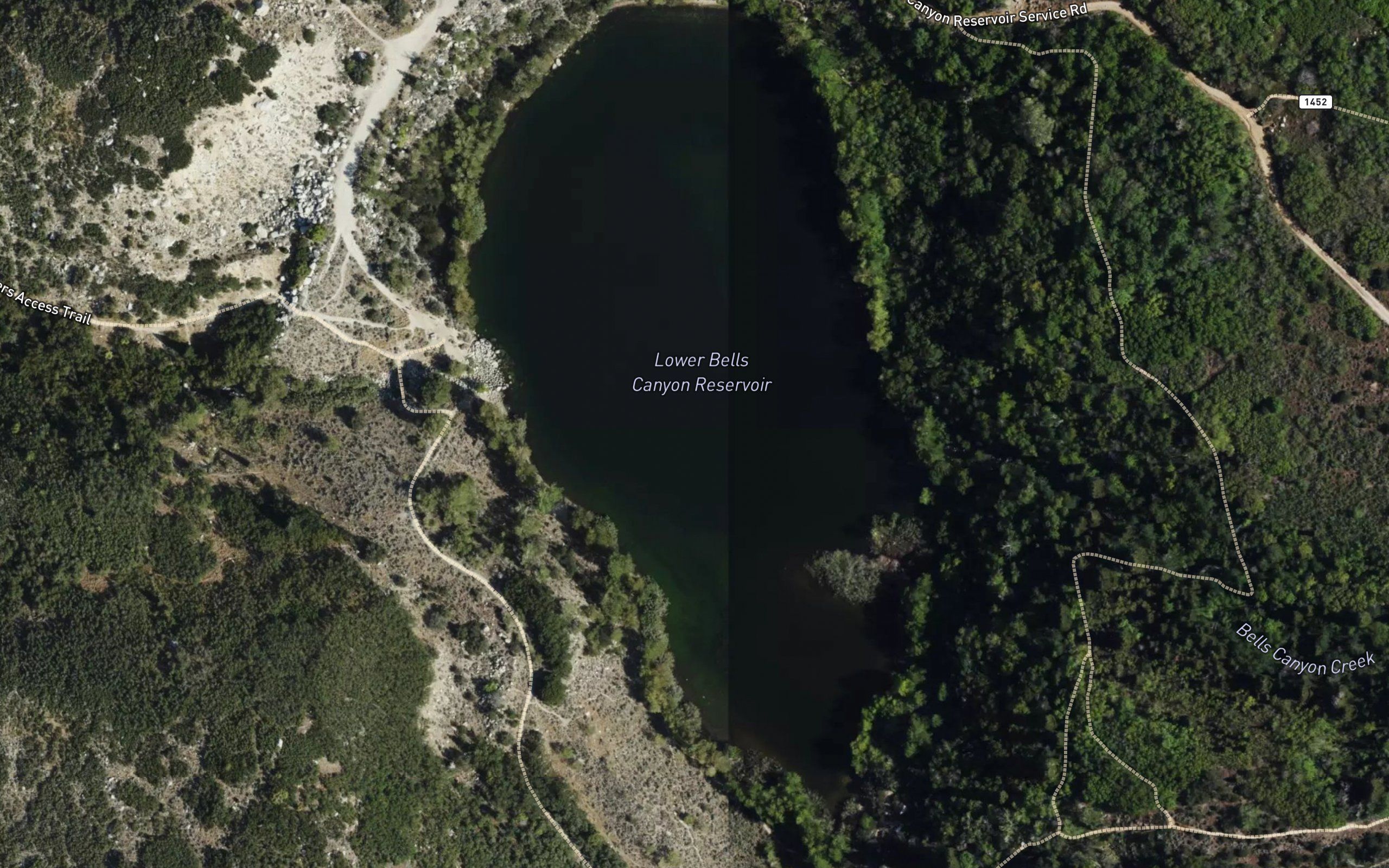 Lower Bells Canyon Reservoir