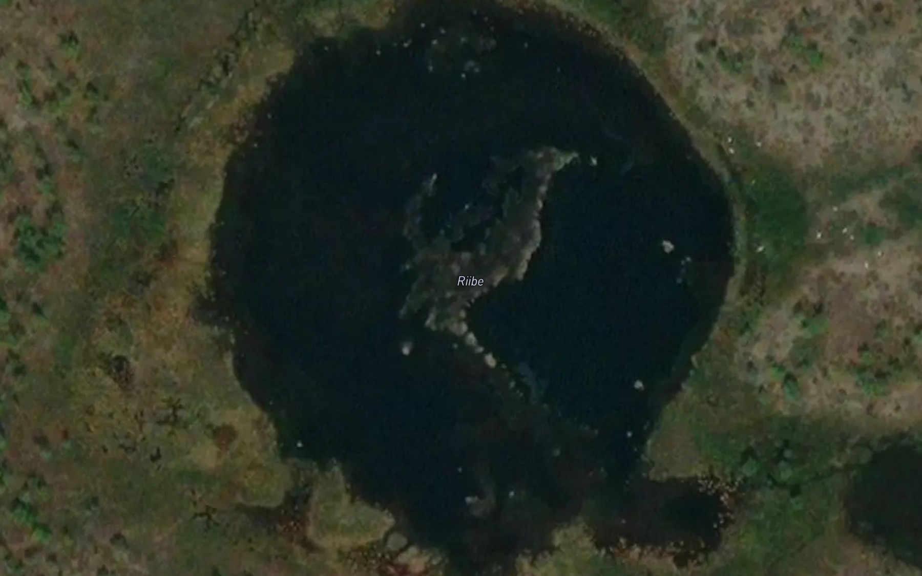 Satellite map of the Rii'be