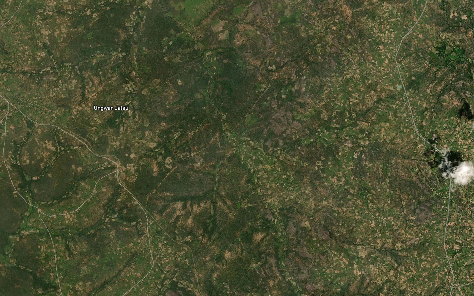 Satellite map of the River Hwot