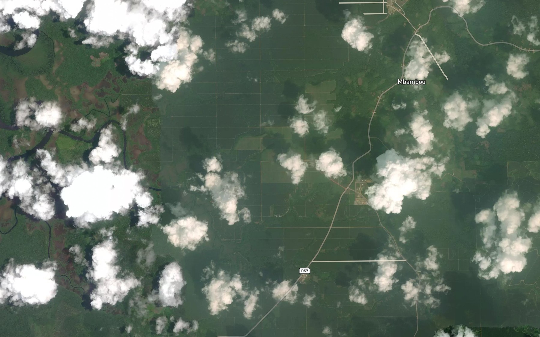 Satellite map of the Mbala