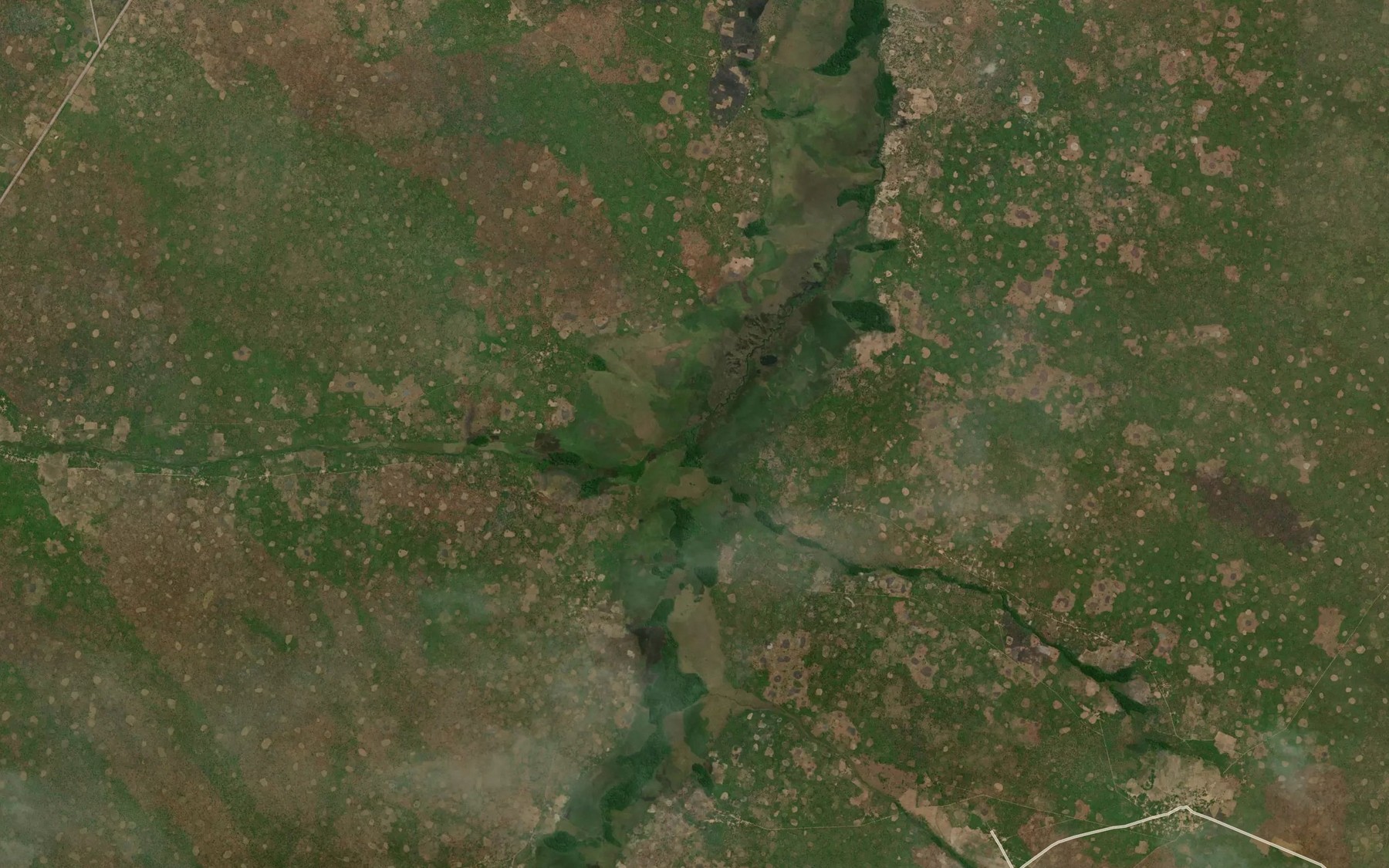 Satellite map of the Kamana