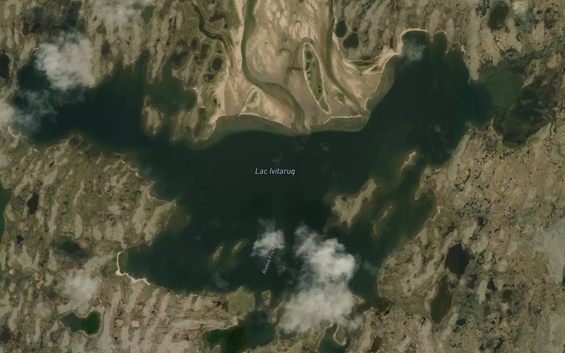 Satellite map of the Lac Ivitaaqqut