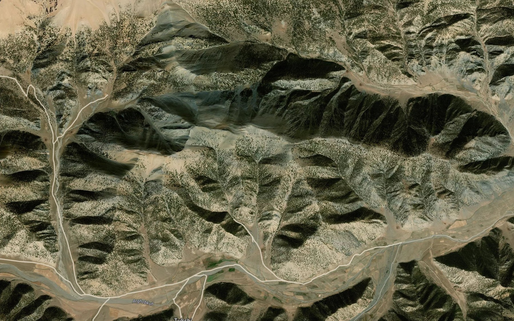 Satellite map of the Babiche-Kotin