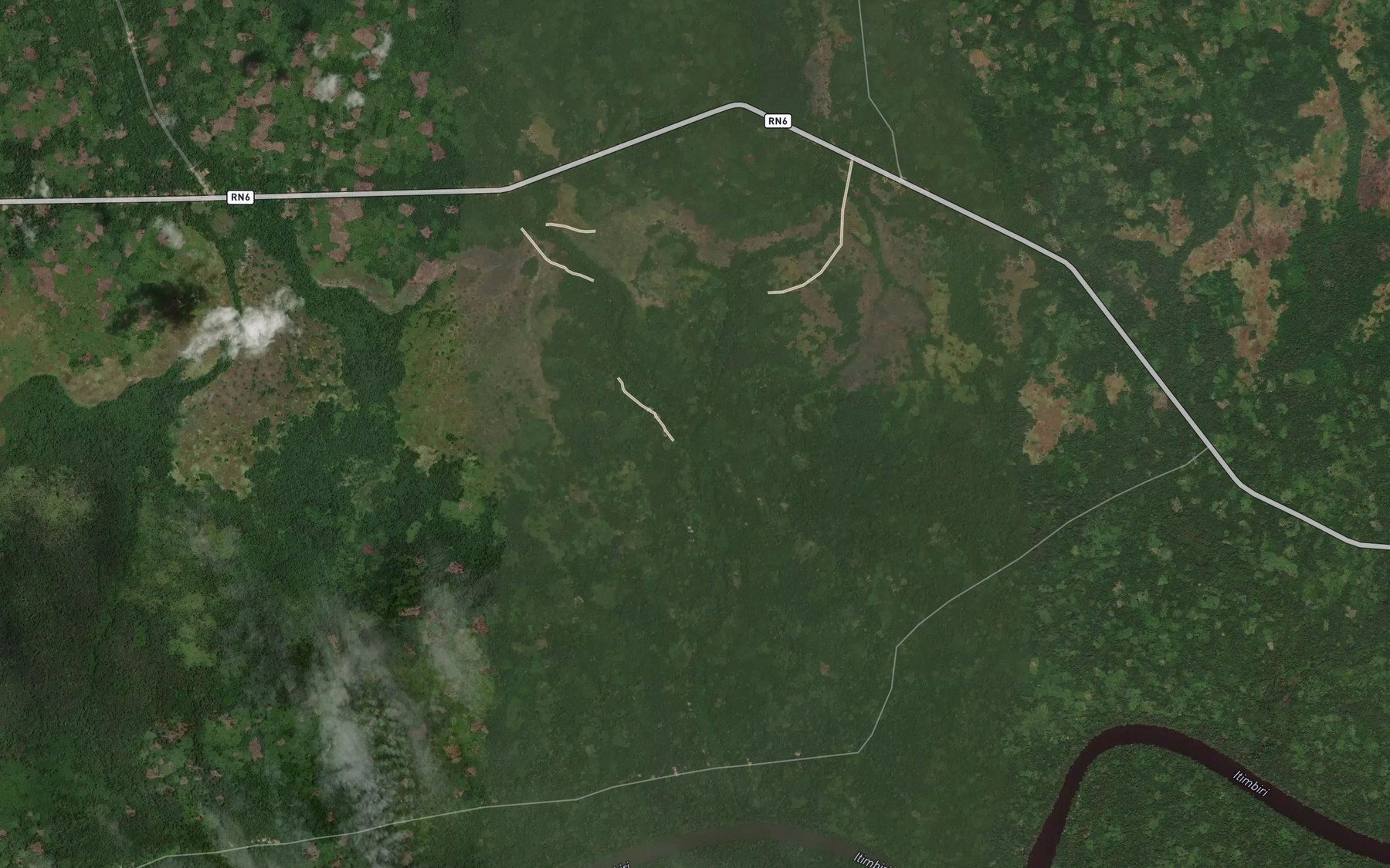 Satellite map of the Budai