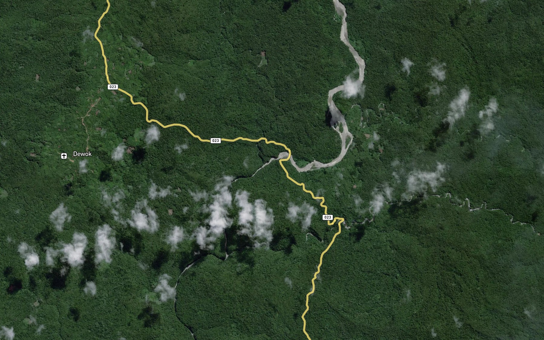 Satellite map of the Lanop