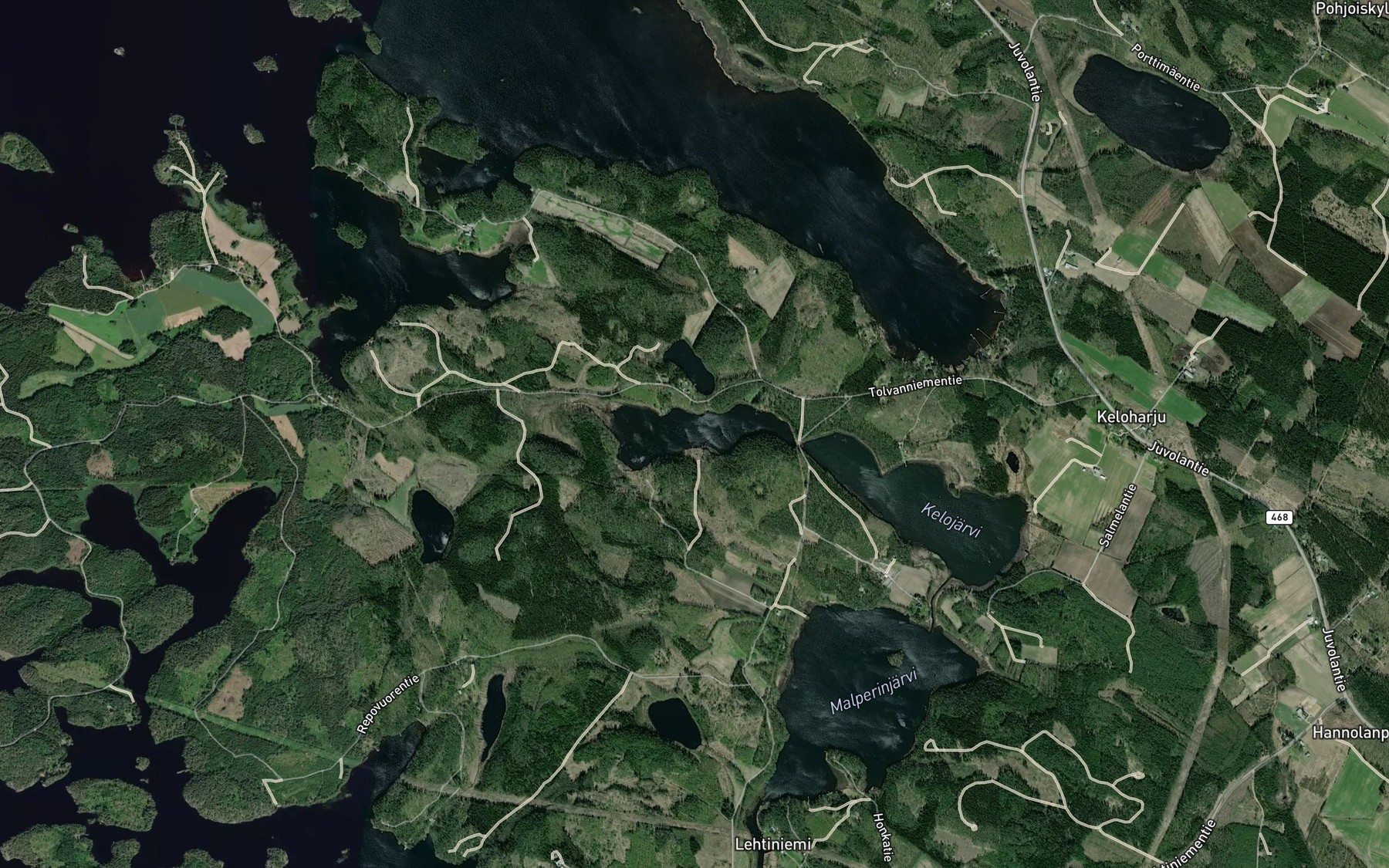 Satellite map of the Everi