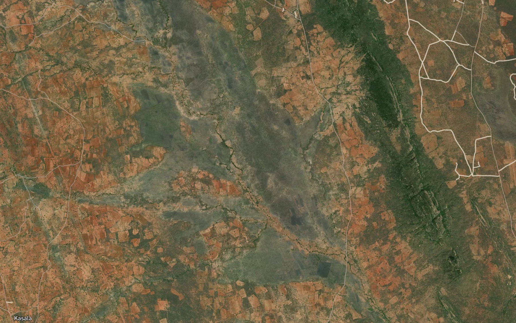 Satellite map of the Itunguu