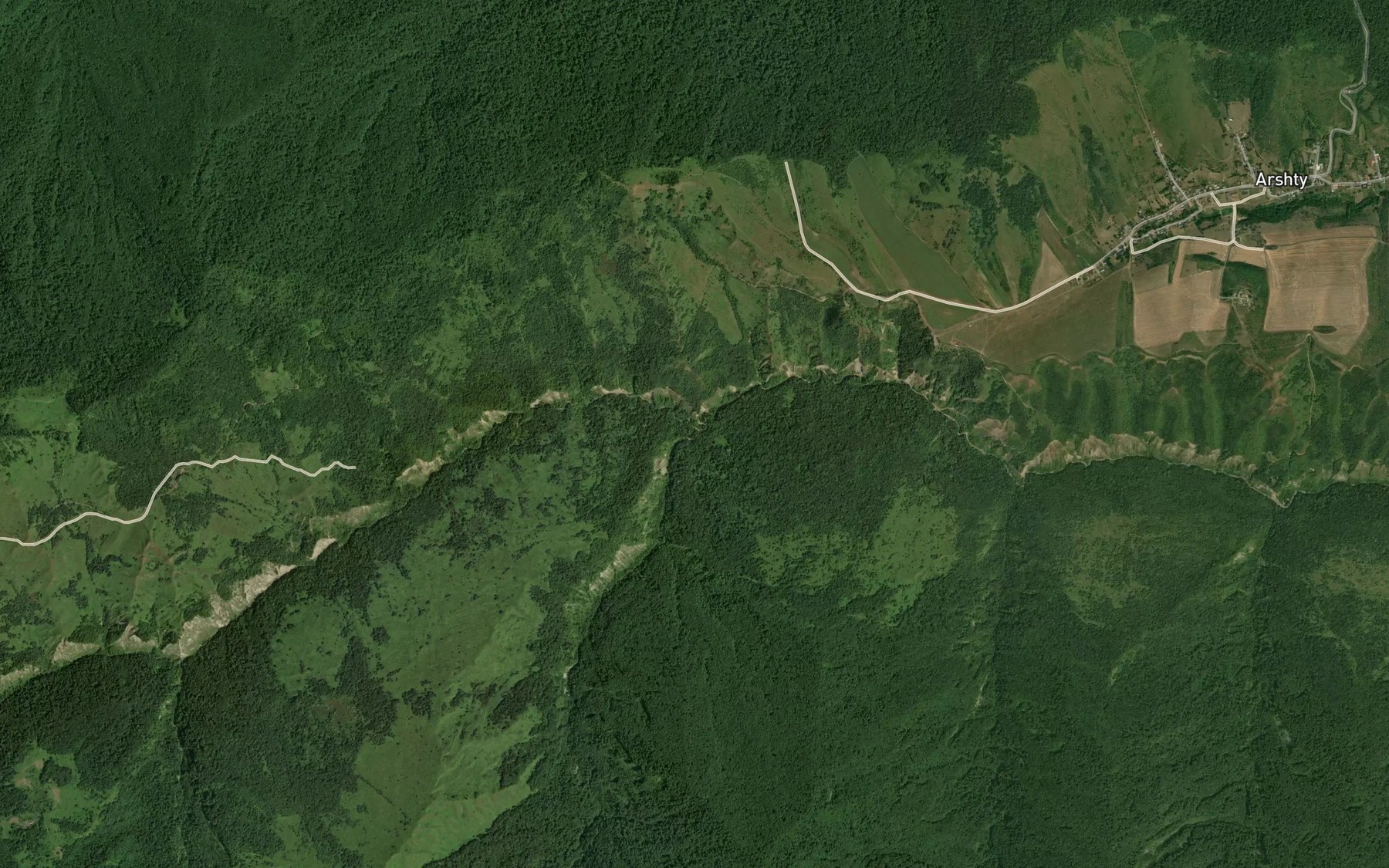 Satellite map of the Dubovaya