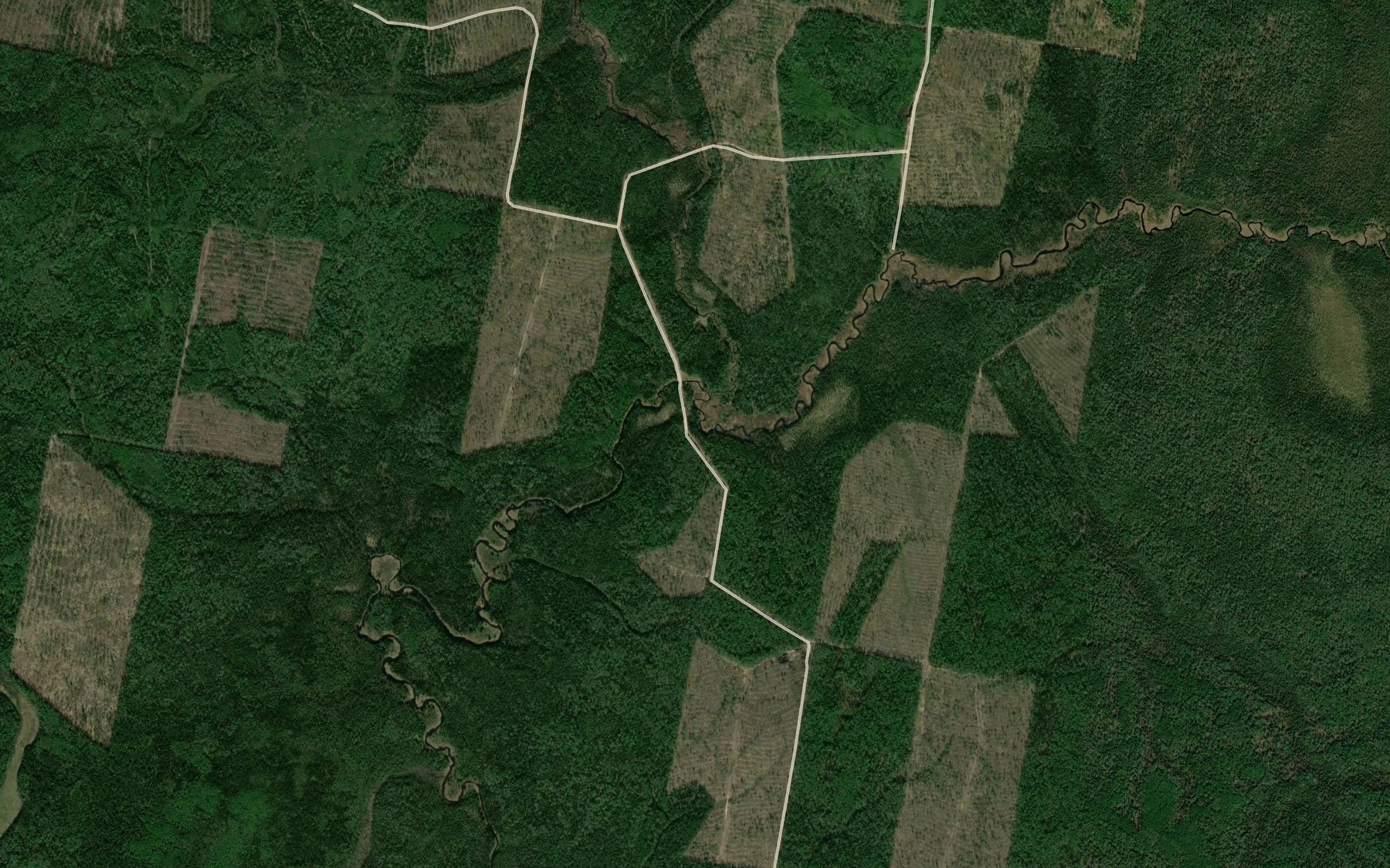 Satellite map of the Porubok
