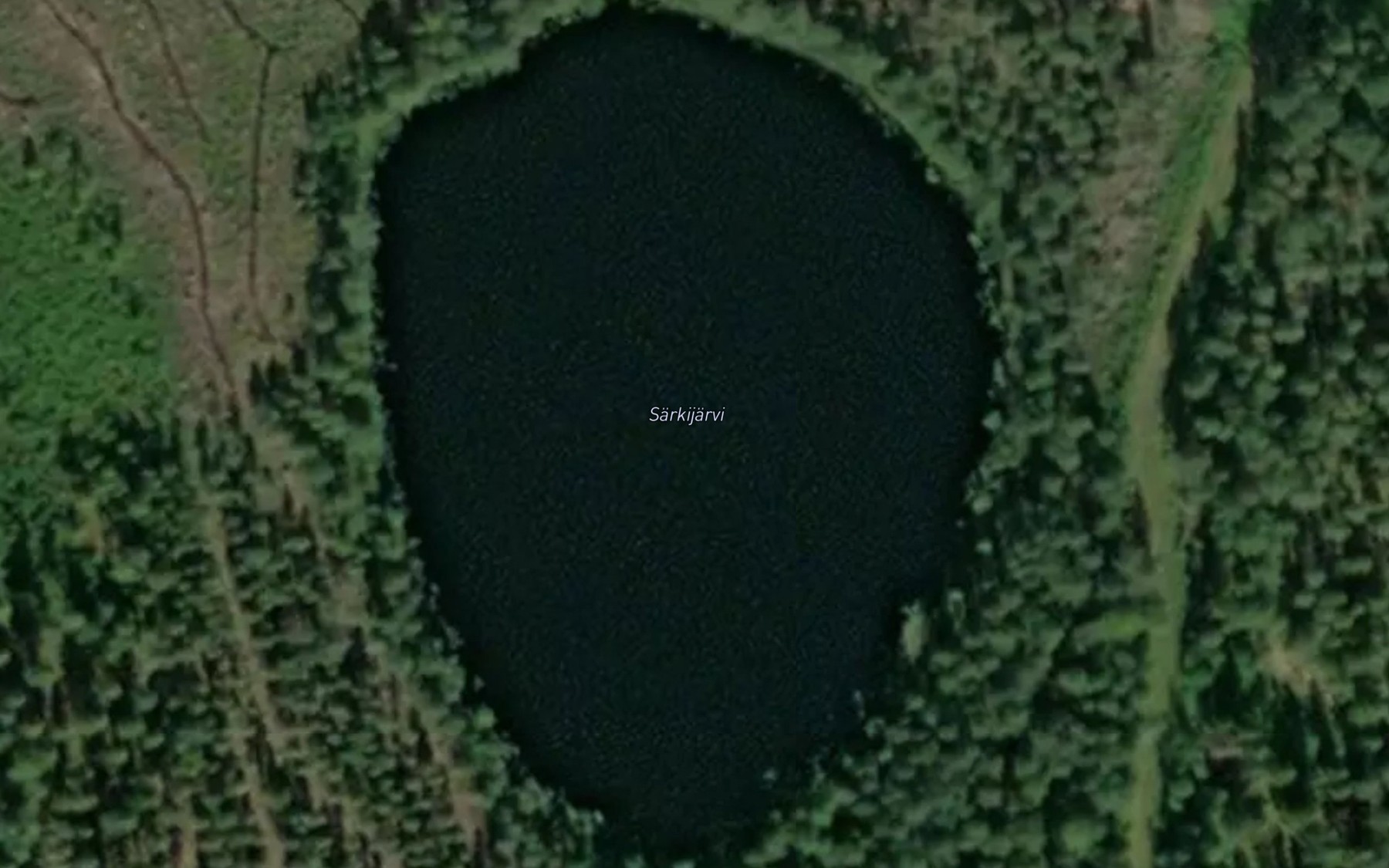 Satellite map of the Sarkijarvi