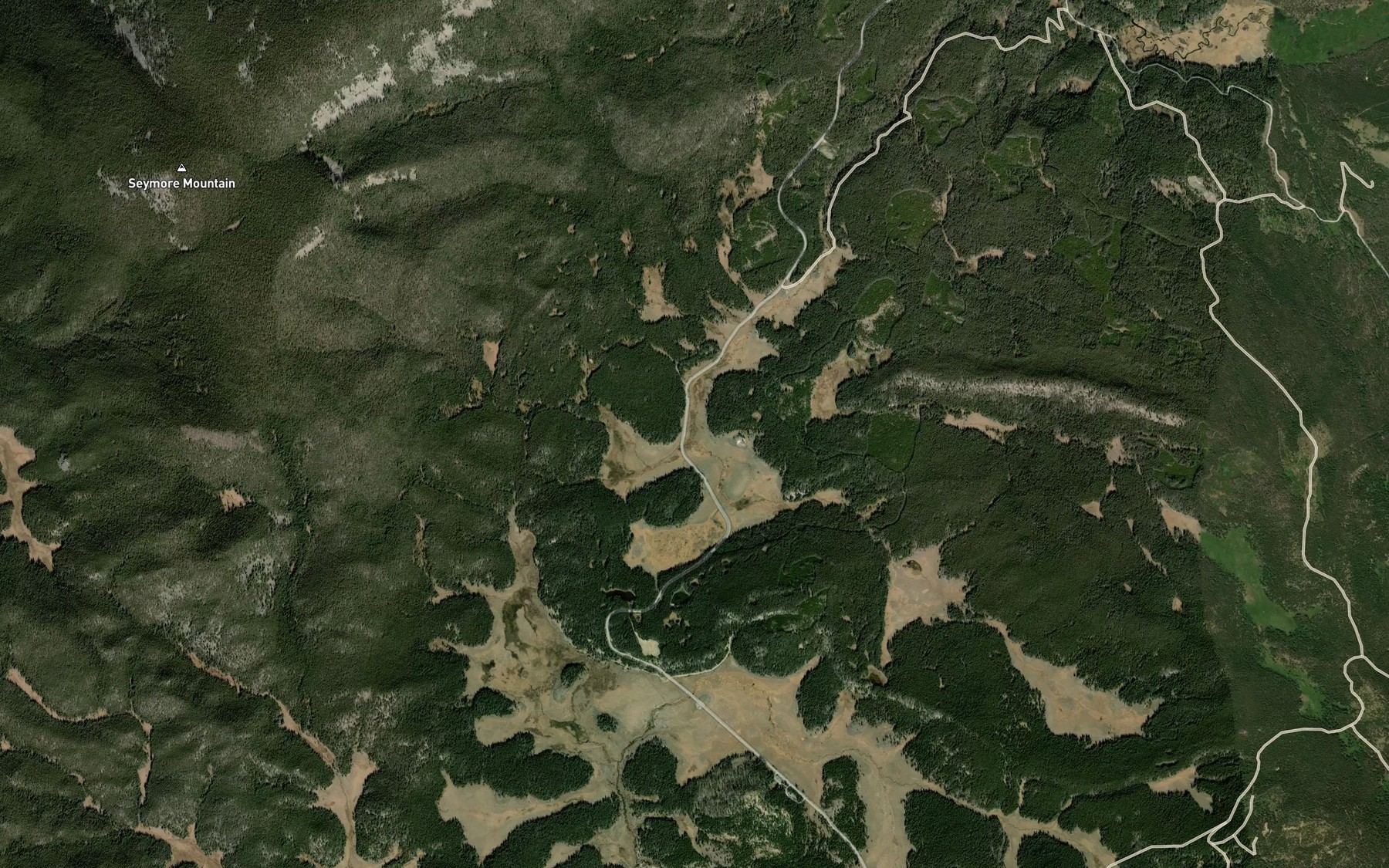 Satellite map of the Sheldon Creek
