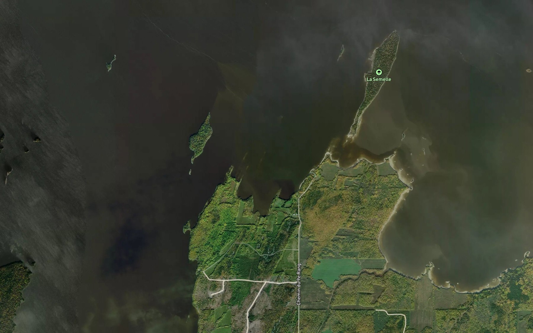Satellite map of the Cours d'eau Gauthier