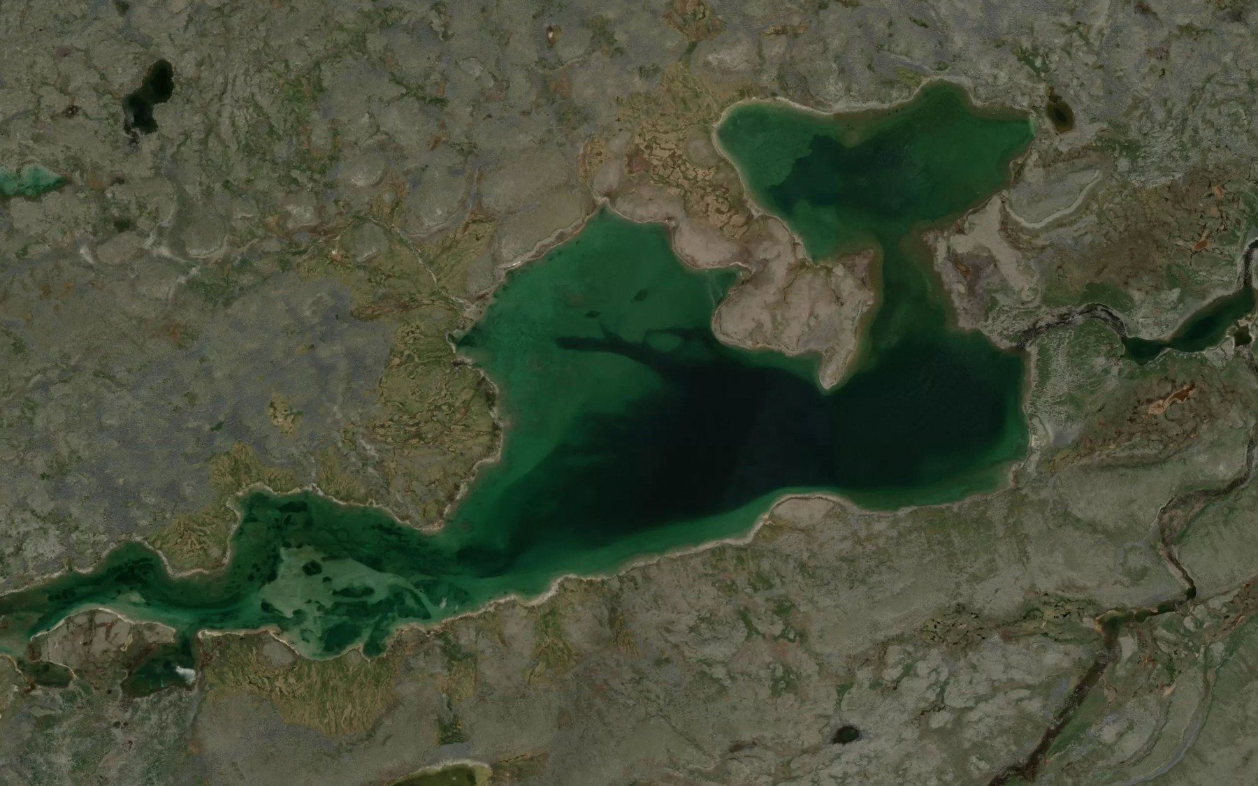 Satellite map of the Lac Aakulujjuup