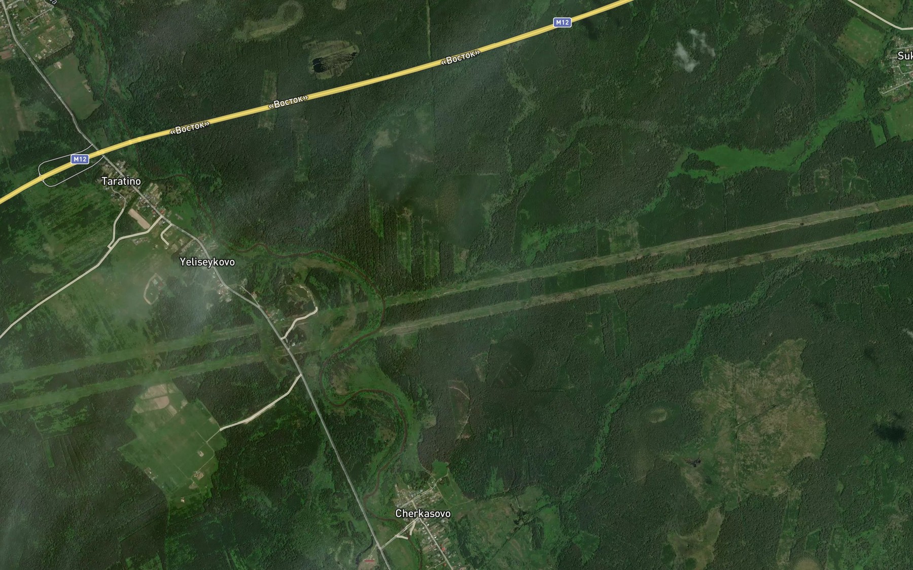 Satellite map of the Dvoryanka