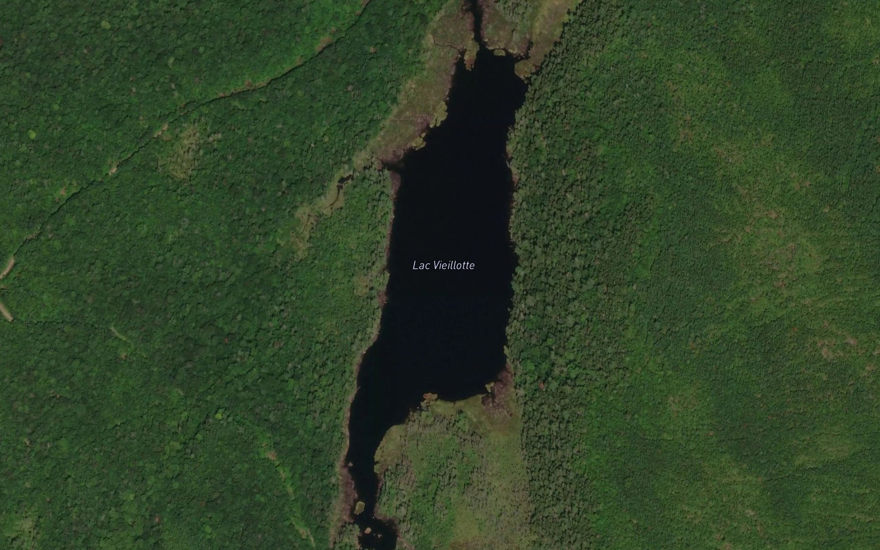 Satellite map of the Lac Vieillotte