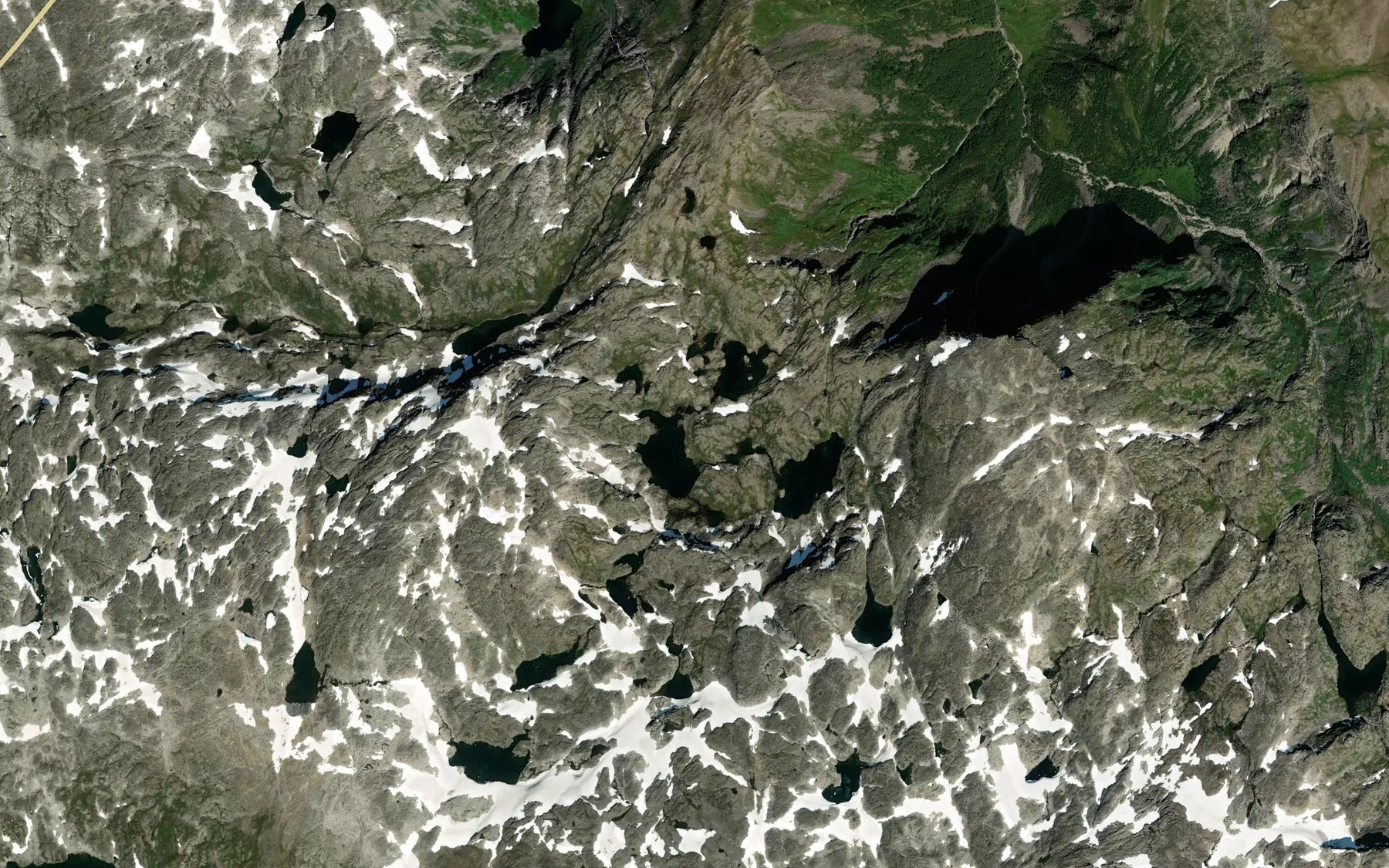 Satellite map of the Fossavotni