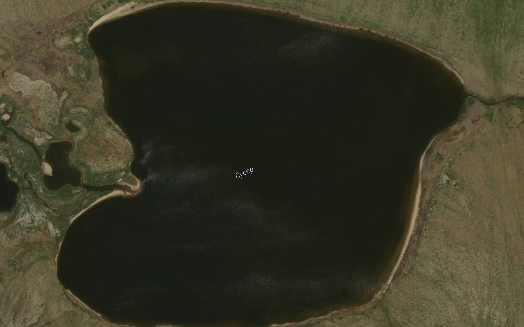 Satellite map of the Ozero Suser