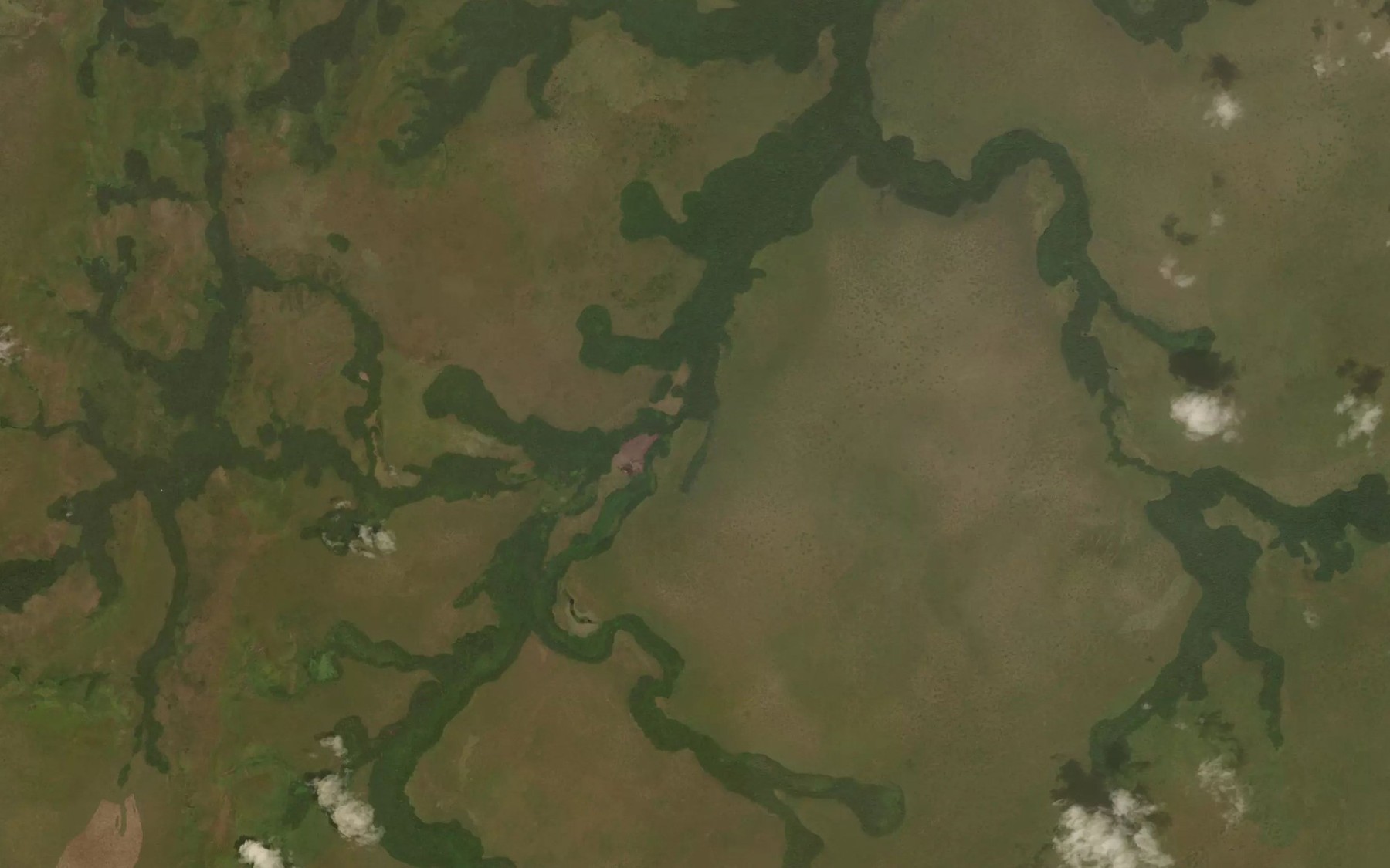 Satellite map of the Nganbia