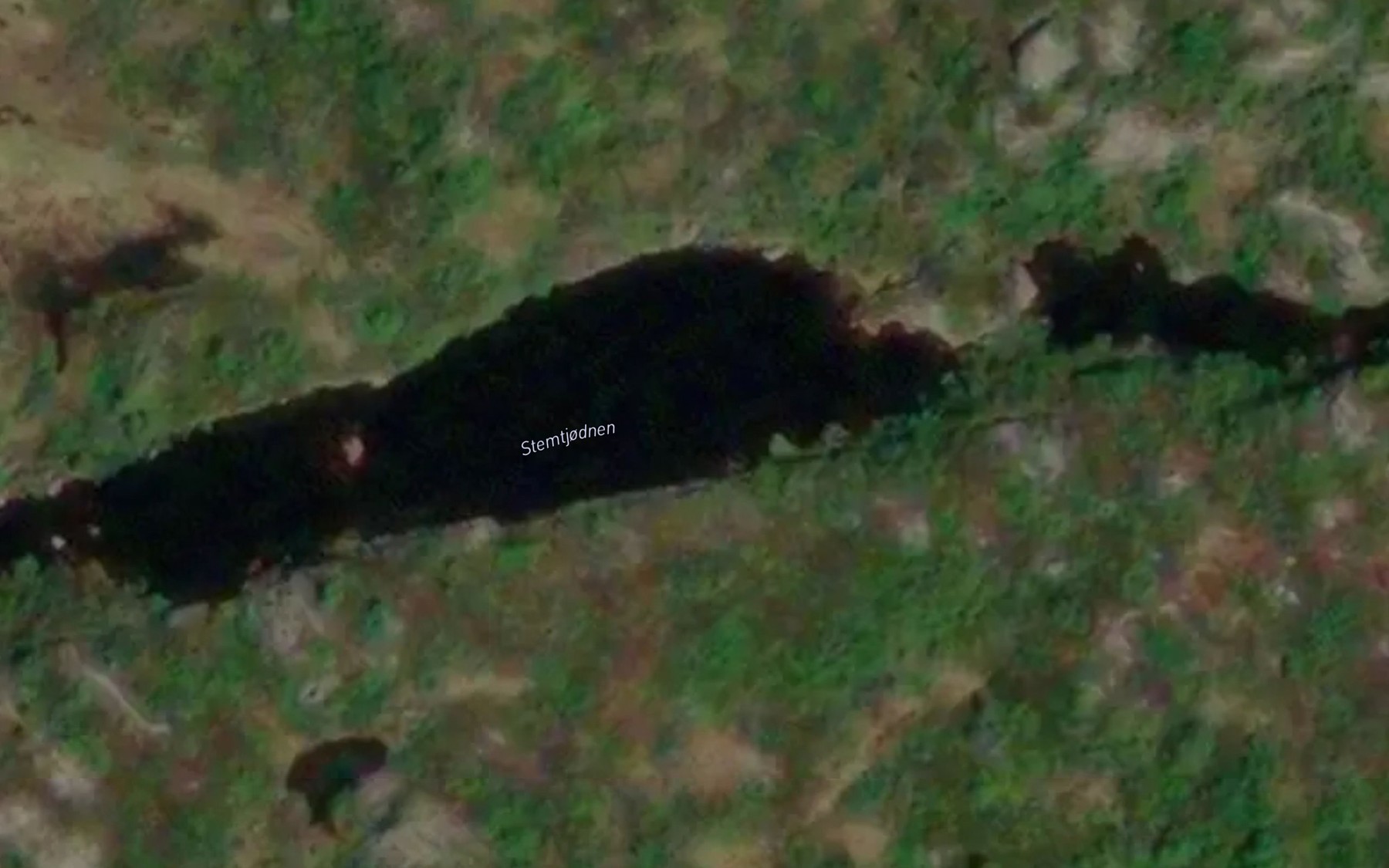 Satellite map of the Stemtjodnen
