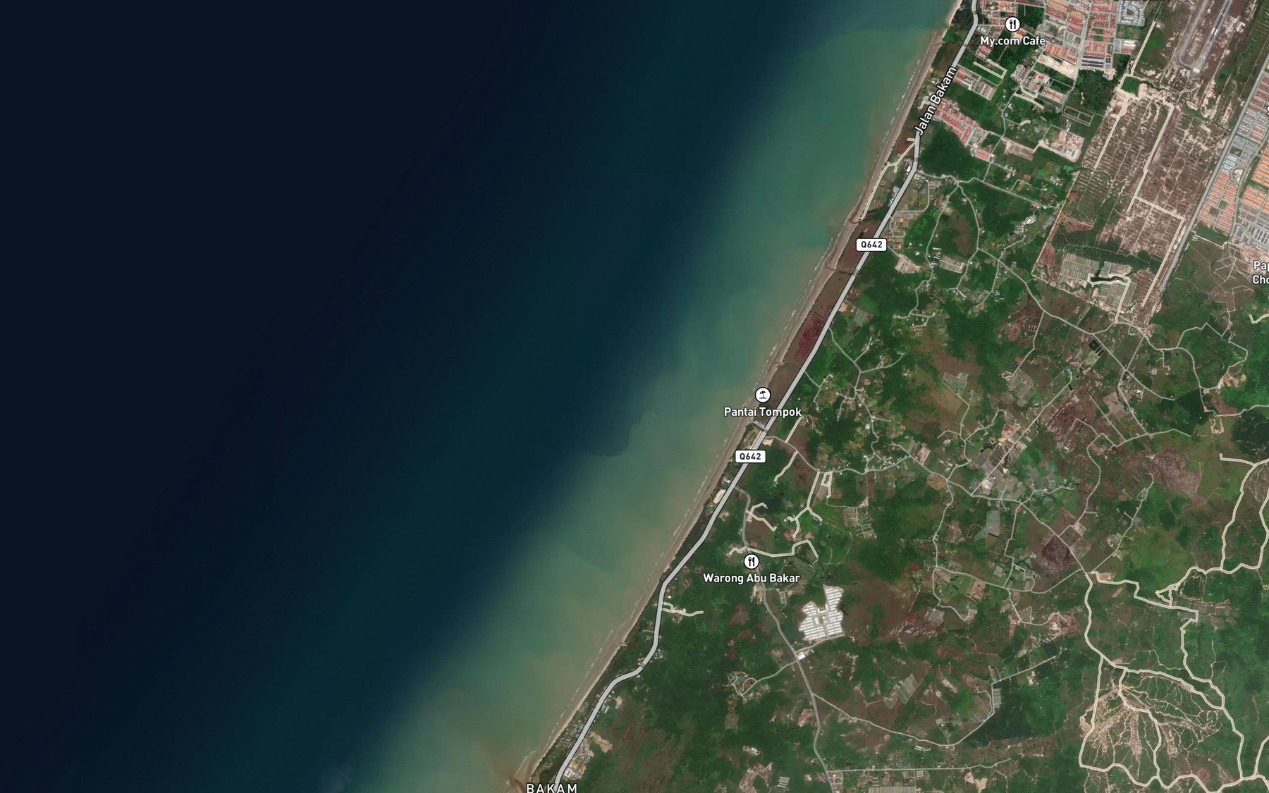 Satellite map of the Sungai Baluboh