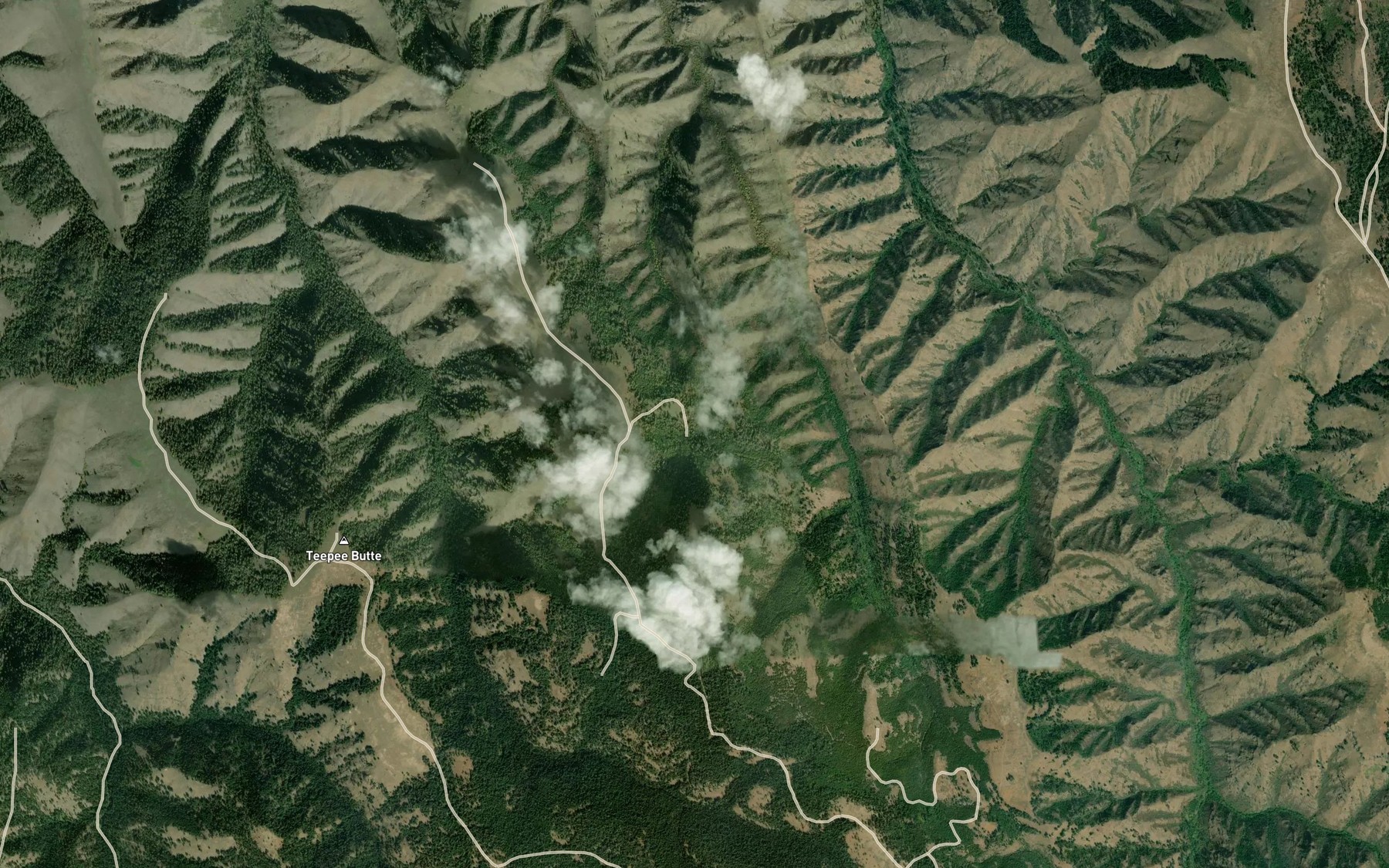 Satellite map of the Wildhorse Spring