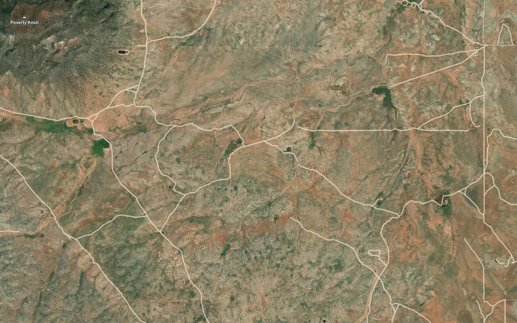 Satellite map of the Jones Pond