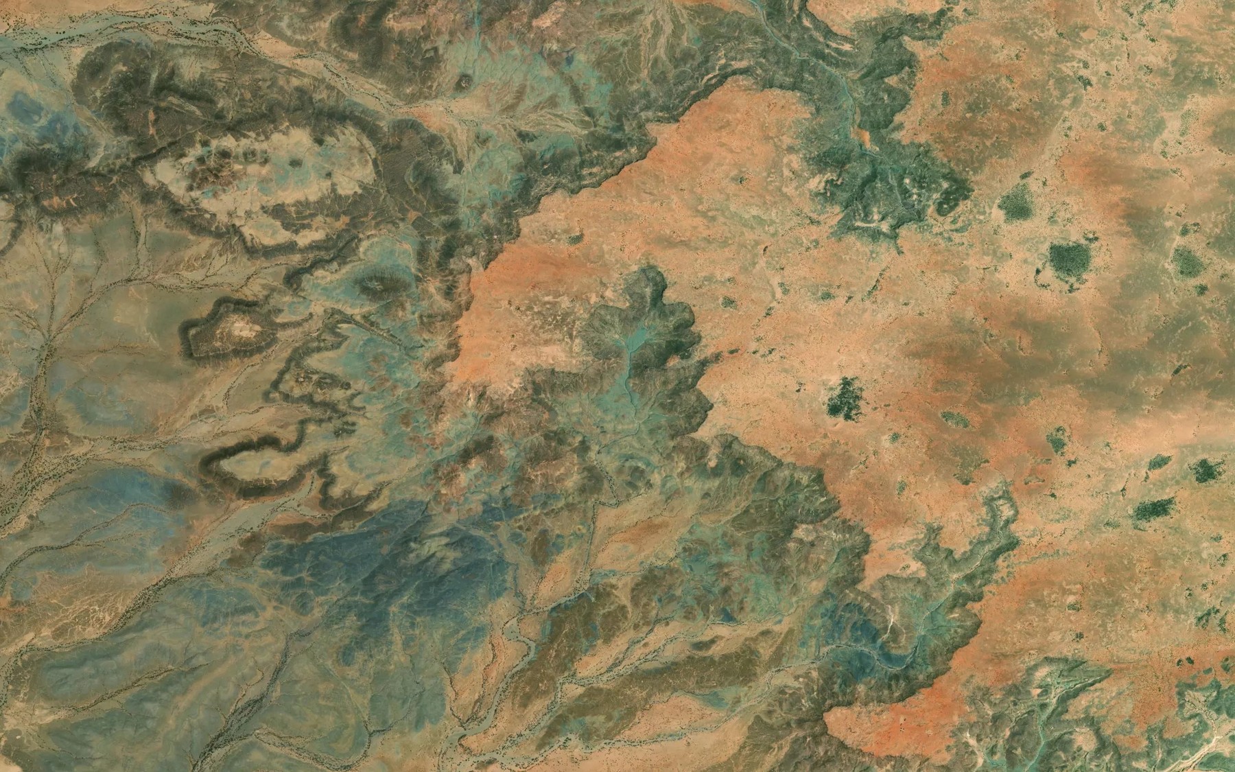 Satellite map of the 'Aouinat ec Cerrag