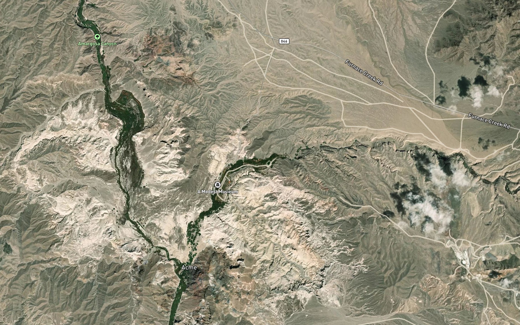 Satellite map of the Willow Spring