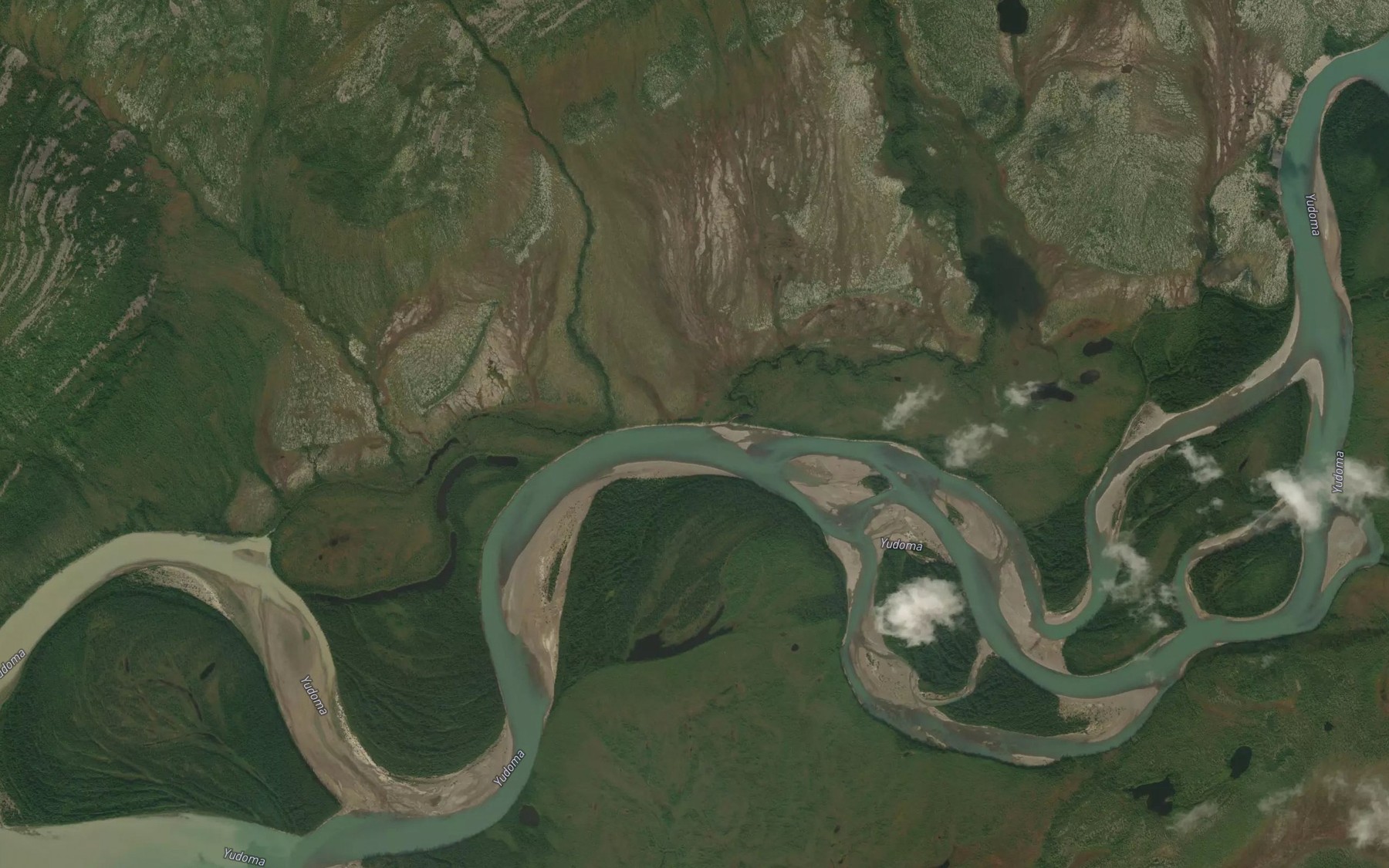 Satellite map of the Nynykyncha