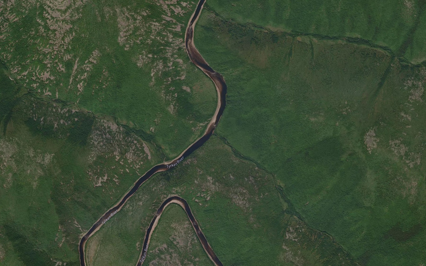 Satellite map of the Chonka