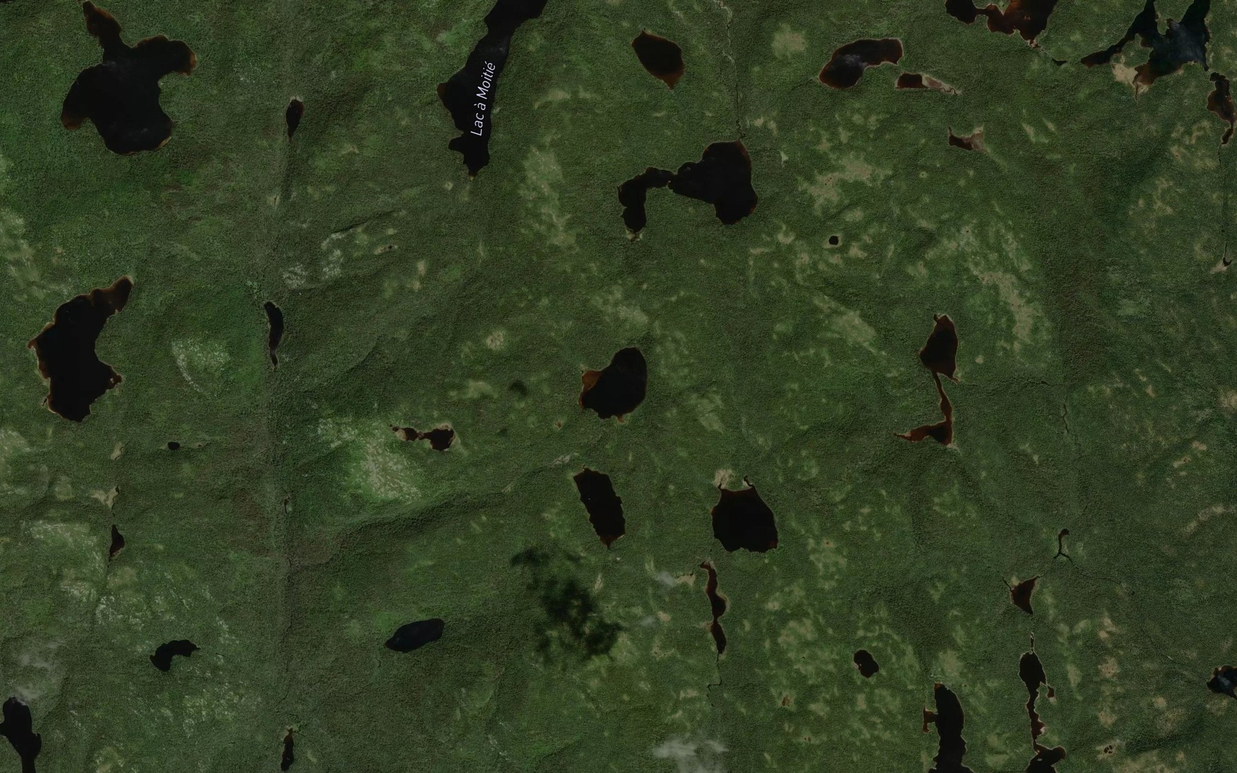 Satellite map of the Lac Deja Novembre
