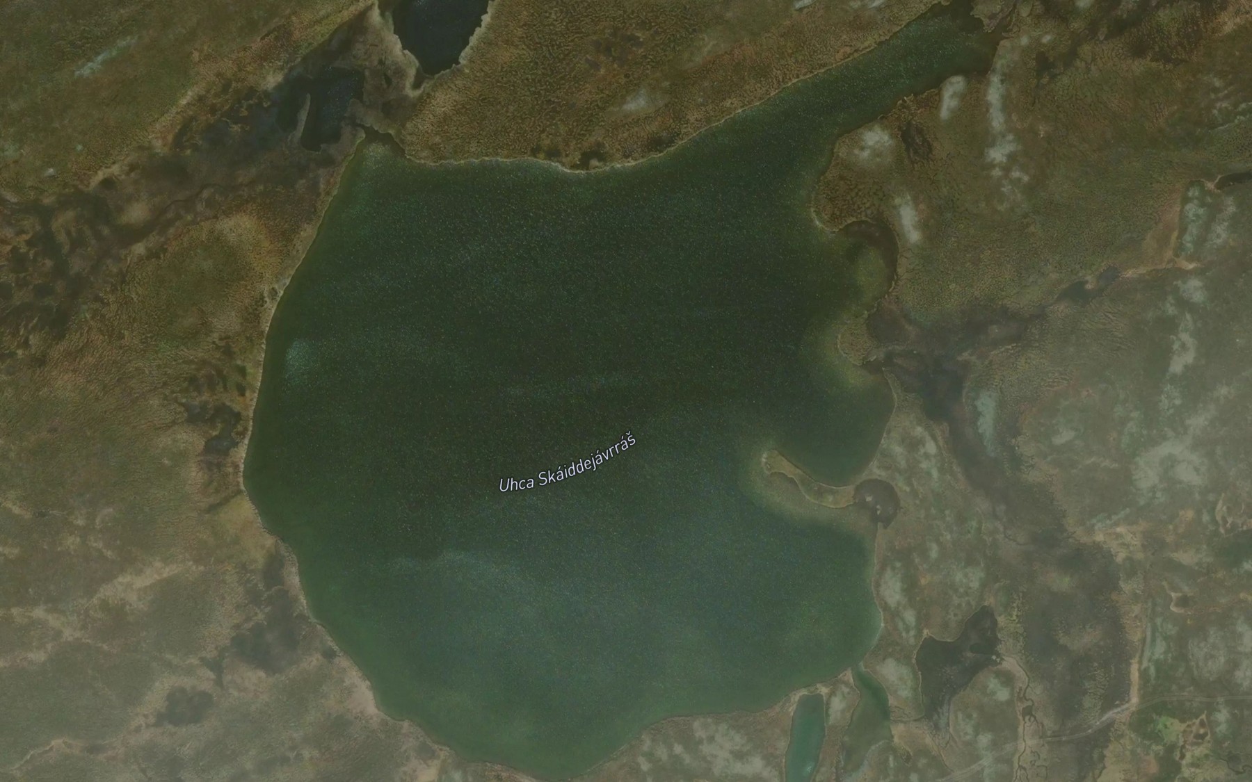 Satellite map of the Skaidajavras,ucca