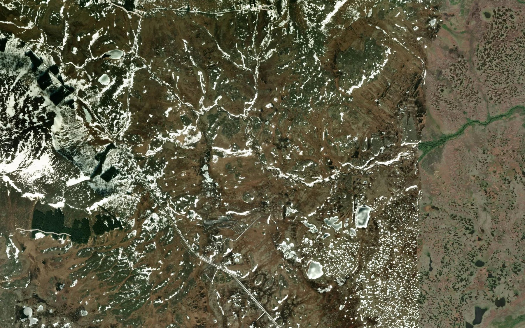 Satellite map of the Ramsaelva