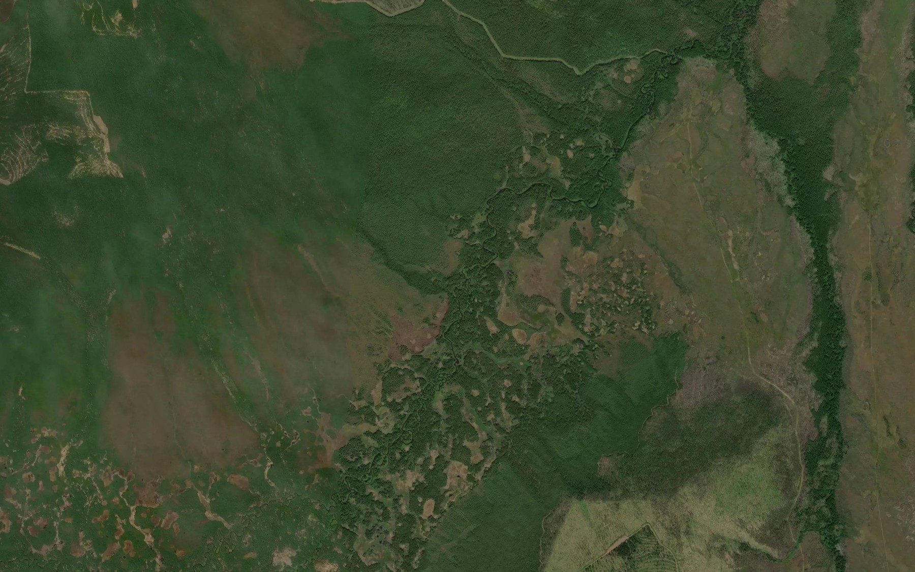 Satellite map of the Bol'shaya Mar'