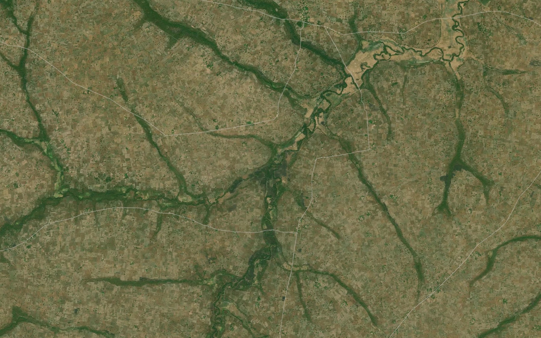 Satellite map of the River Galagh