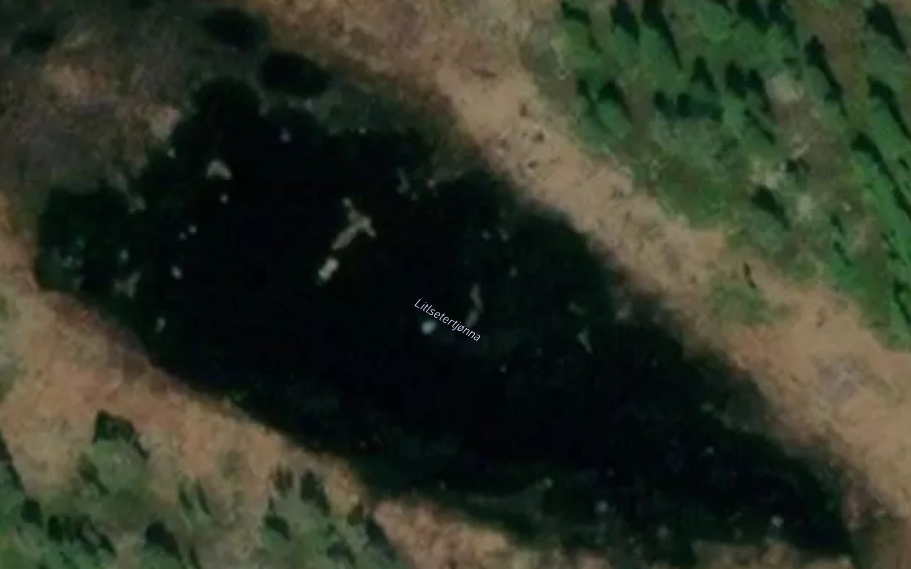 Satellite map of the Litlsetertjonna