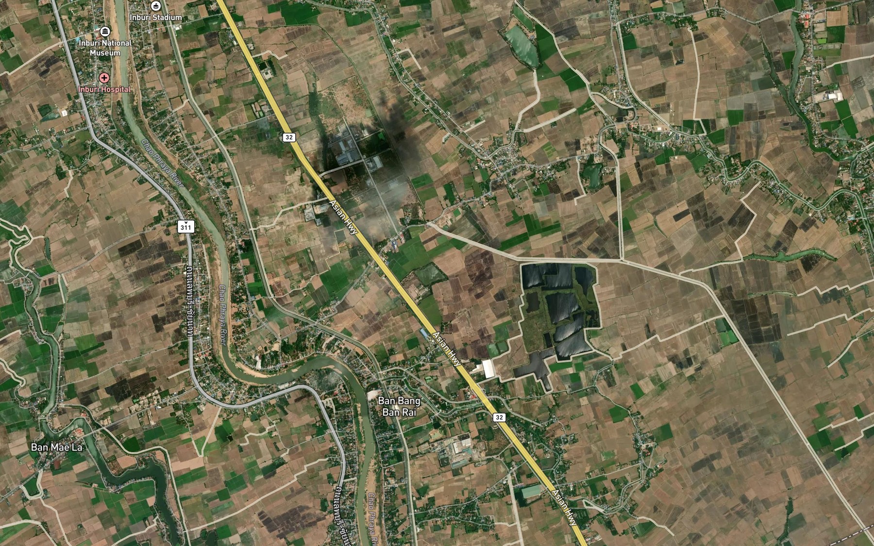 Satellite map of the Nong Yaplong