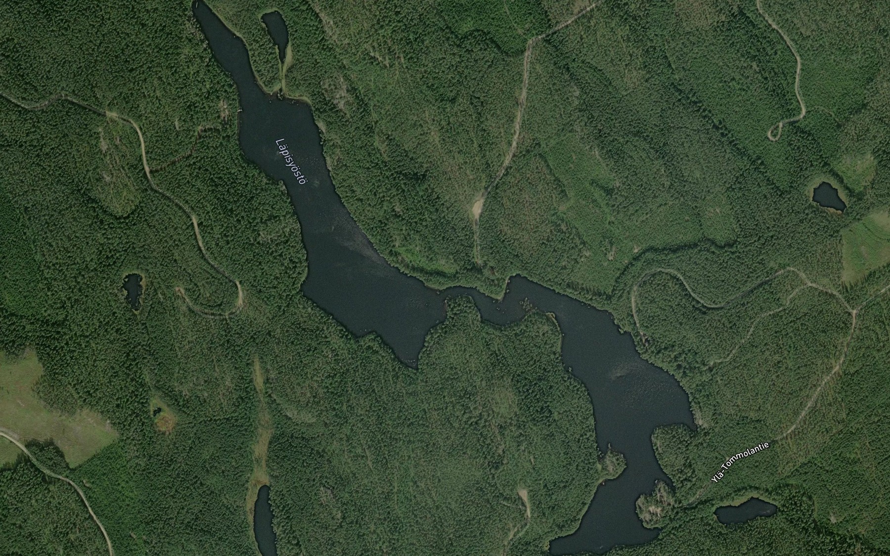 Satellite map of the Lapisyosto