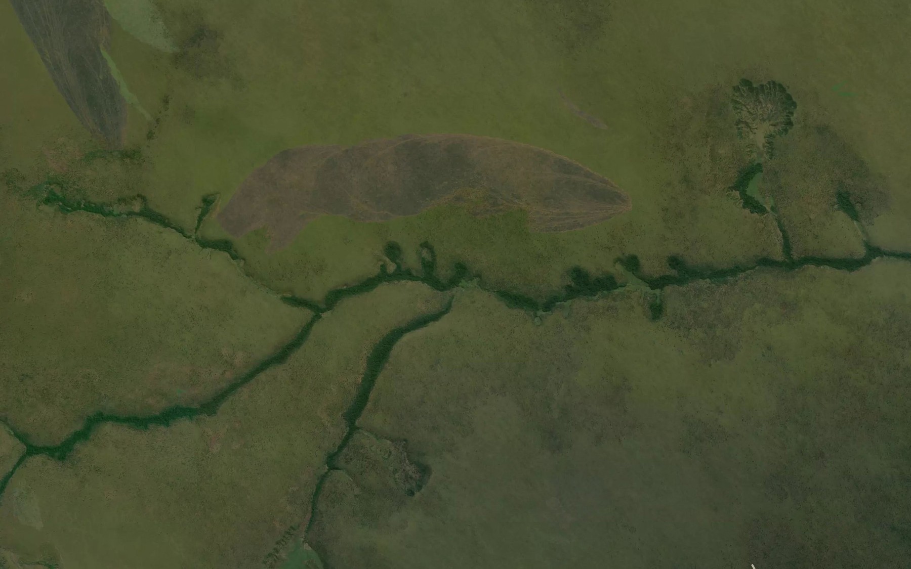 Satellite map of the Kabama