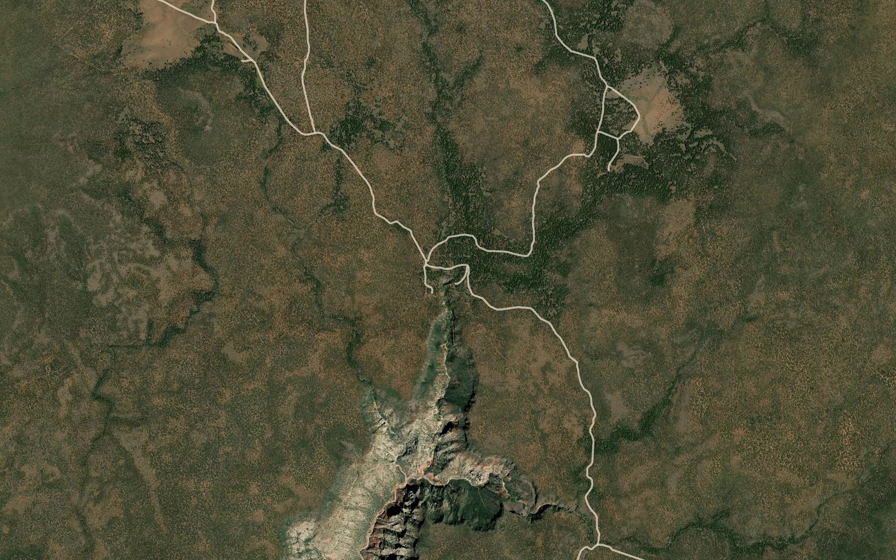 Satellite map of the Green Spring