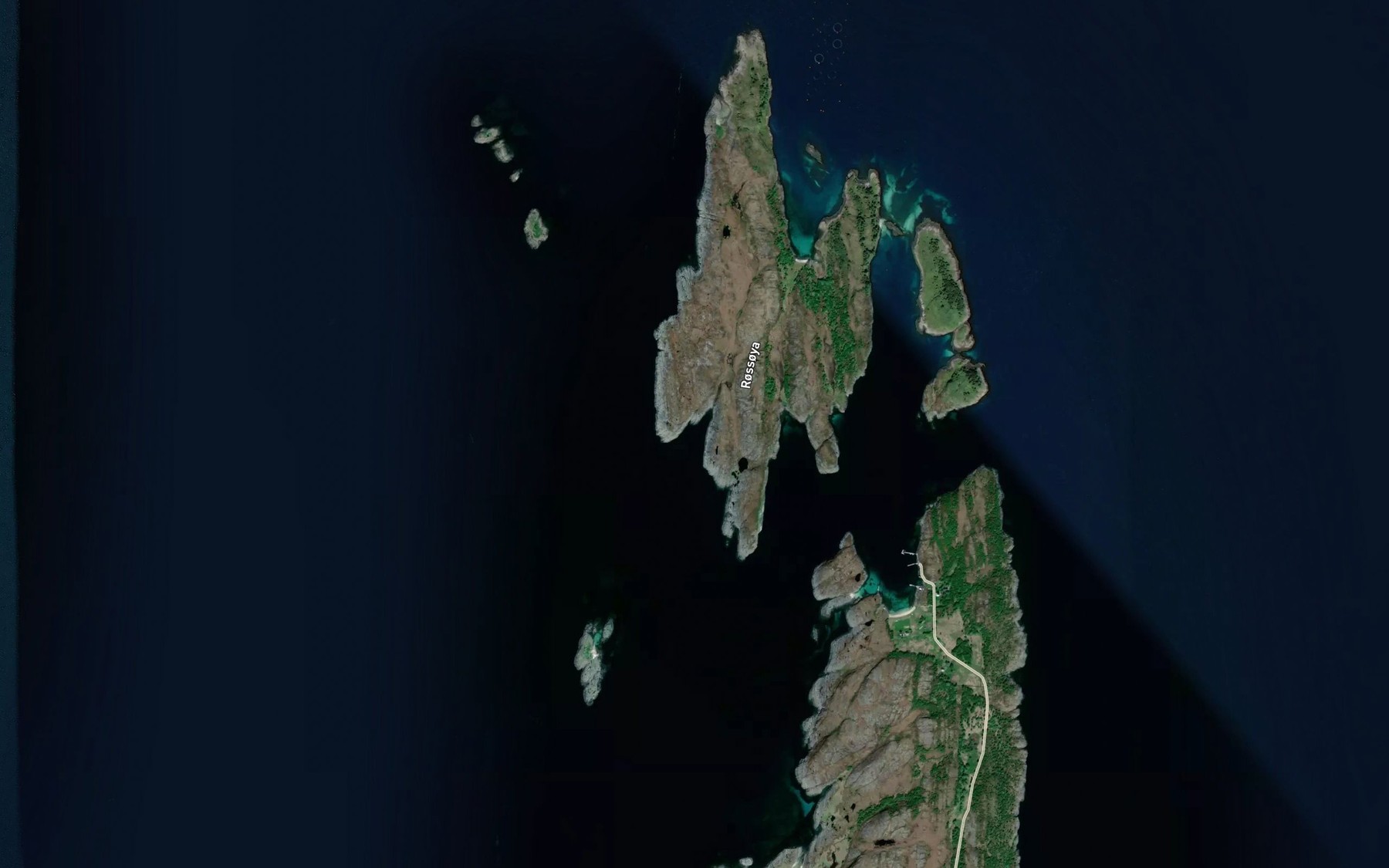 Satellite map of the Sor-Tennesvika