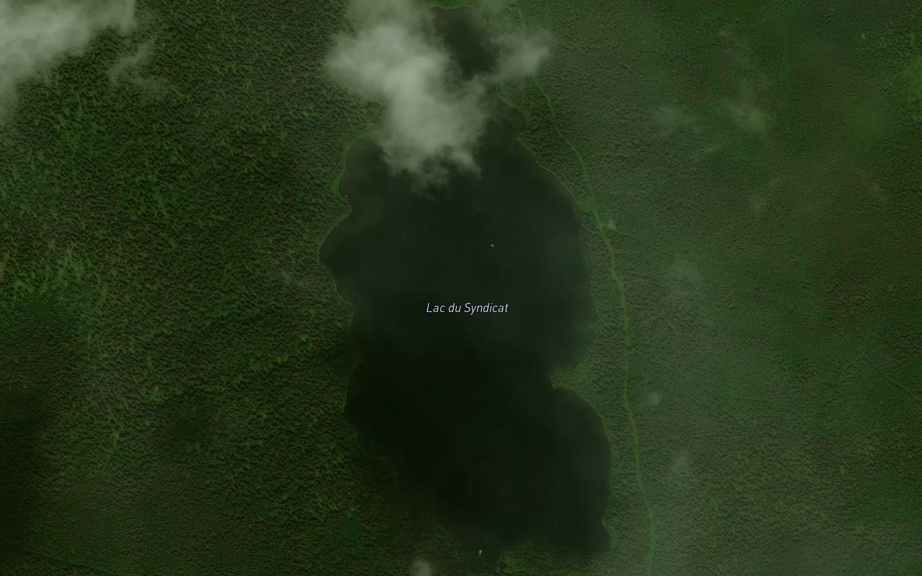 Satellite map of the Lac du Syndicat